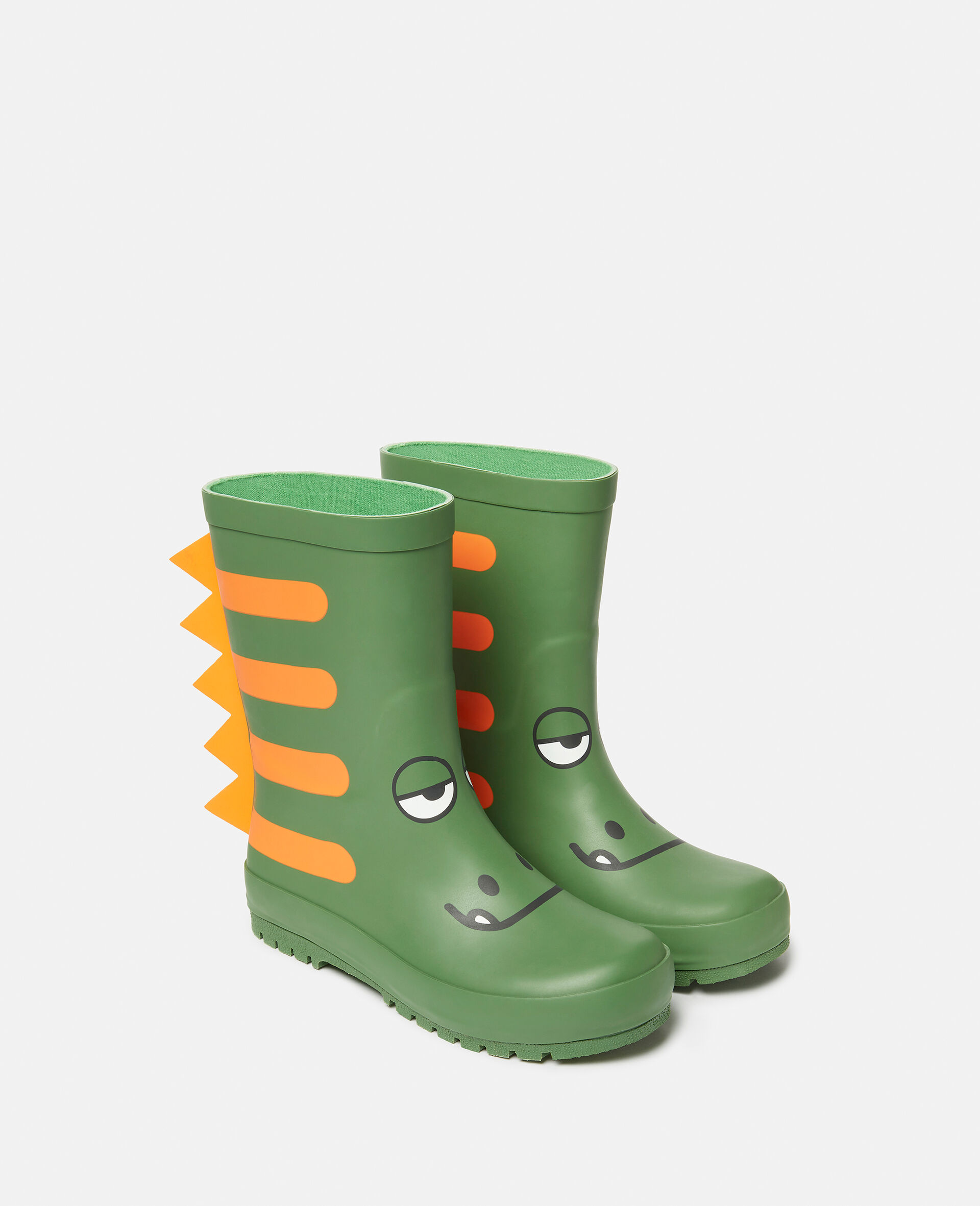 壁虎尖刺雨靴-绿色-large image number 1