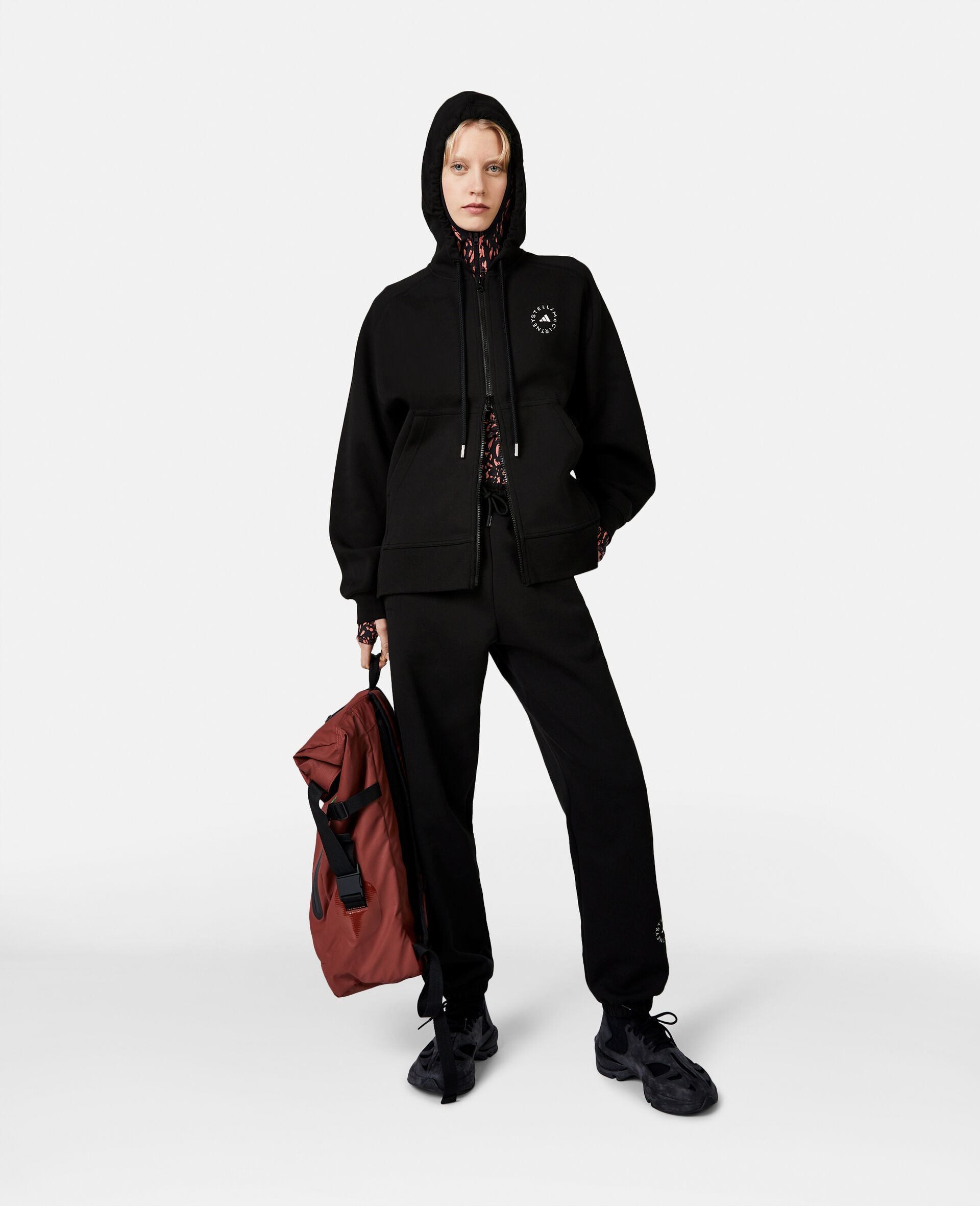 Logo Zip Hoodie-Multicolour-large image number 1