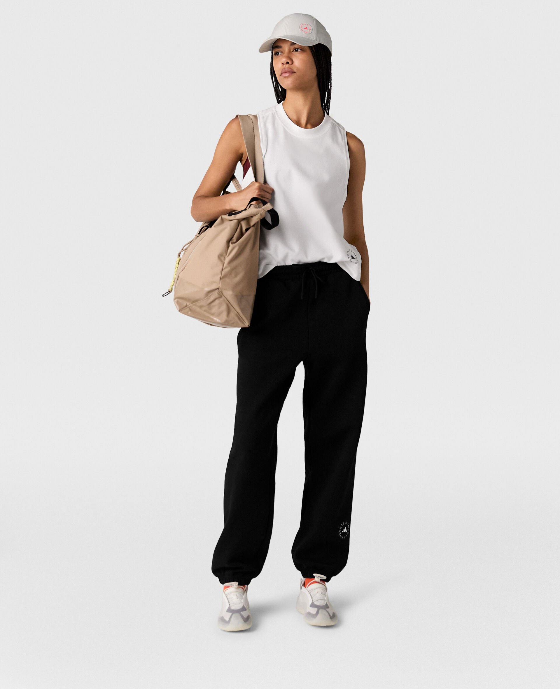 TrueCasuals  Oversized Joggers-Black-large image number 1