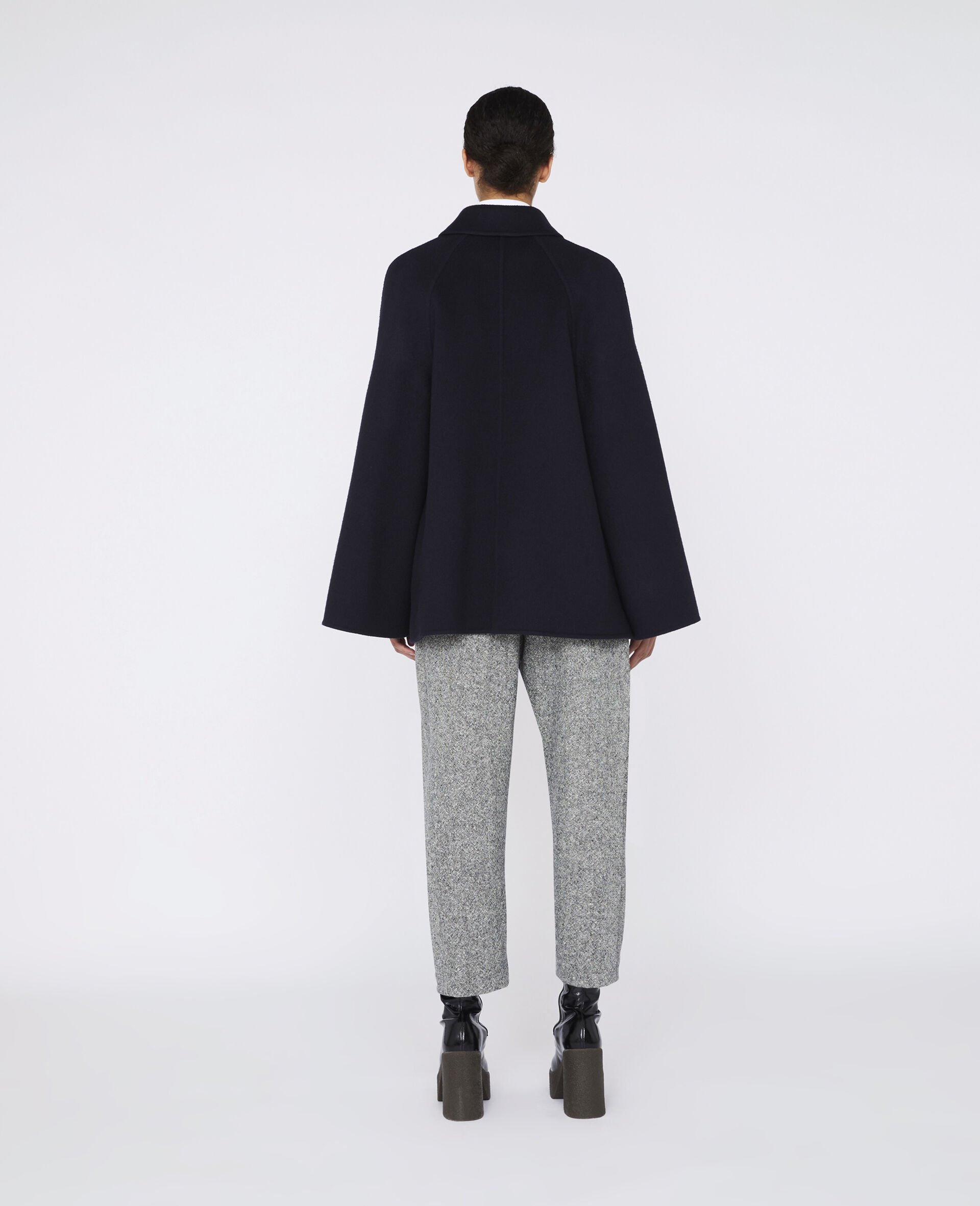 Dawson Wool Trousers-Grey-model
