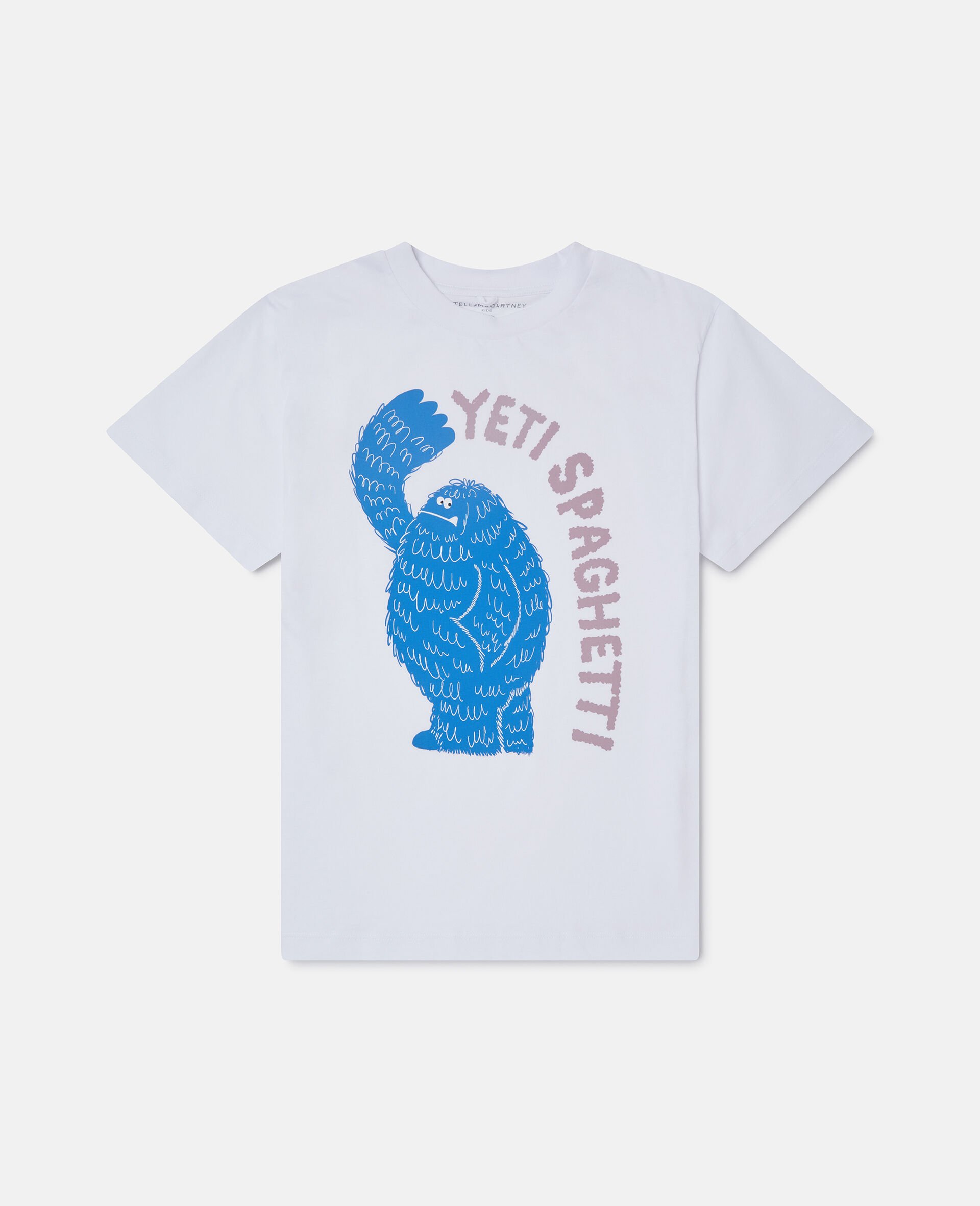 T shirt graphique avec monstre-Blanc-large image number 0