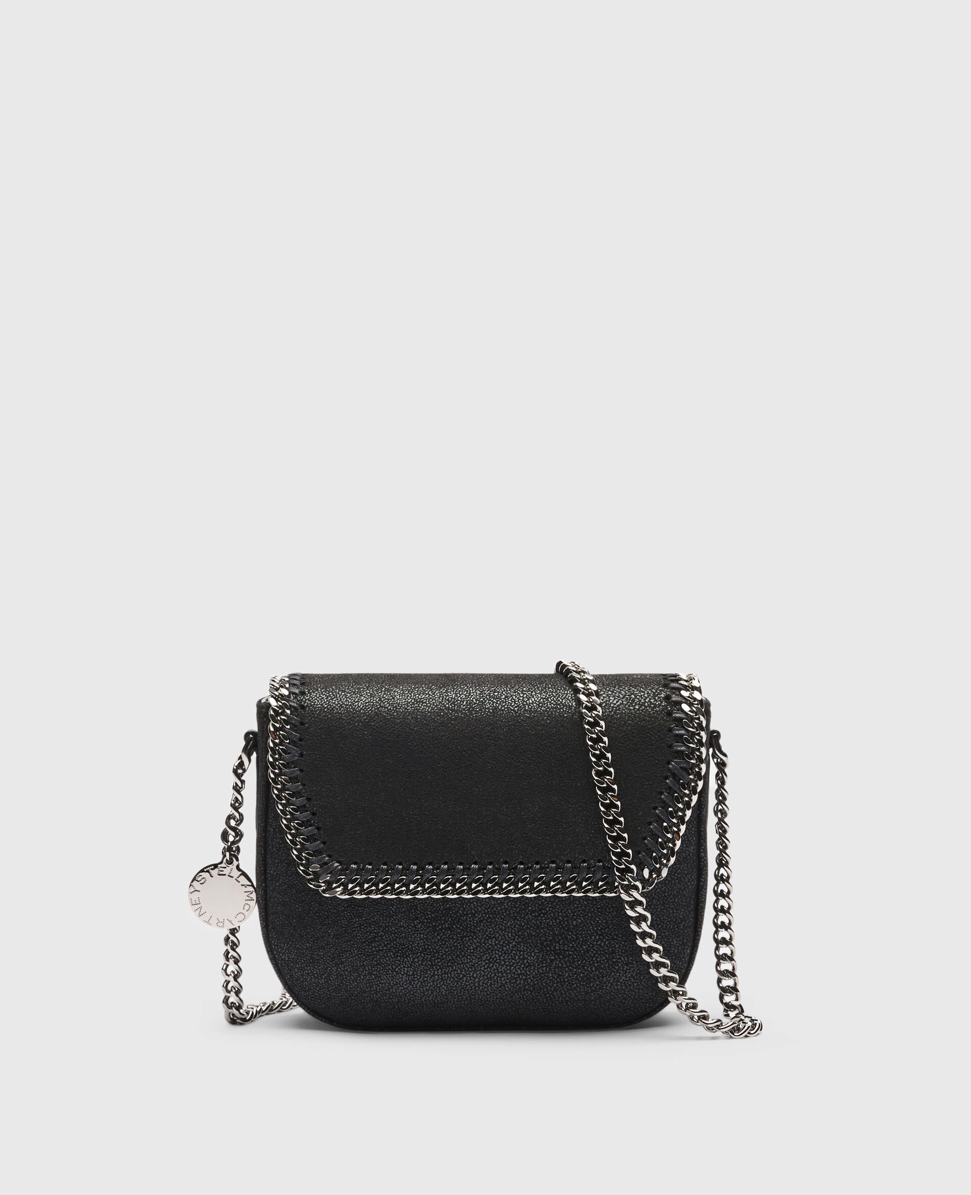 Falabella Flap Crossbody Bag-Black-medium