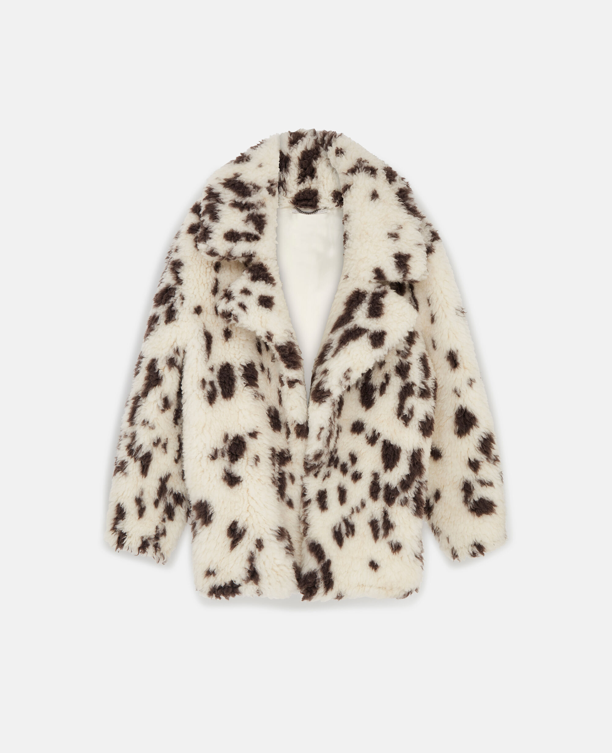 Leopard print teddy coat new arrivals