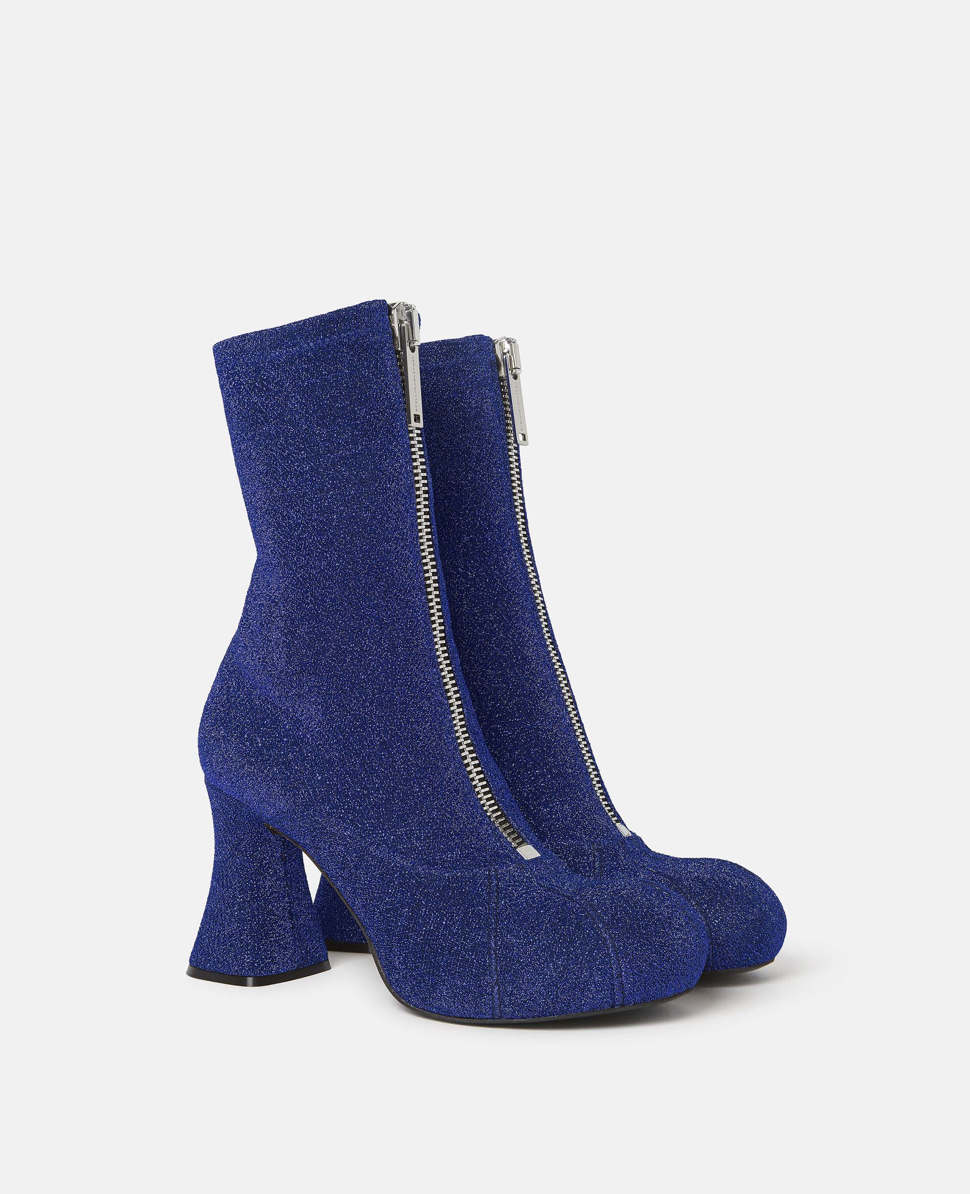 Groove Glitter Ankle Boots -Blue-large