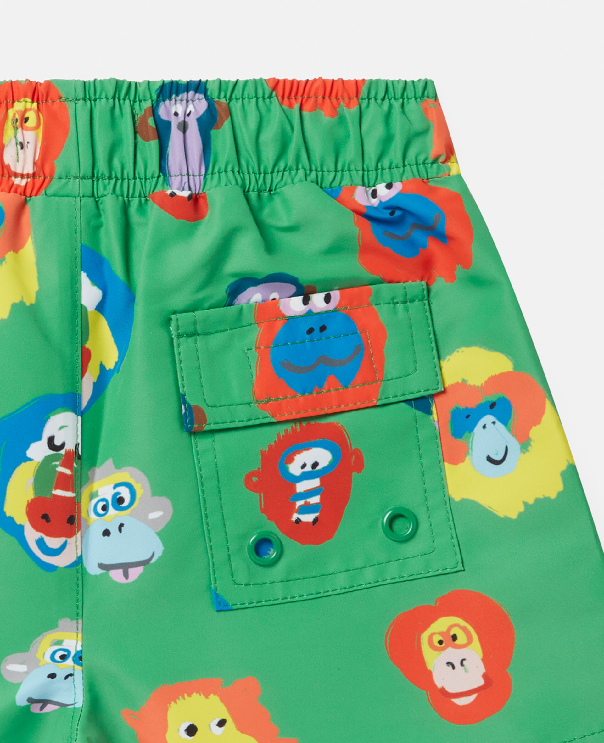 Monkey Print Swim Shorts-Multicolour-large image number 3