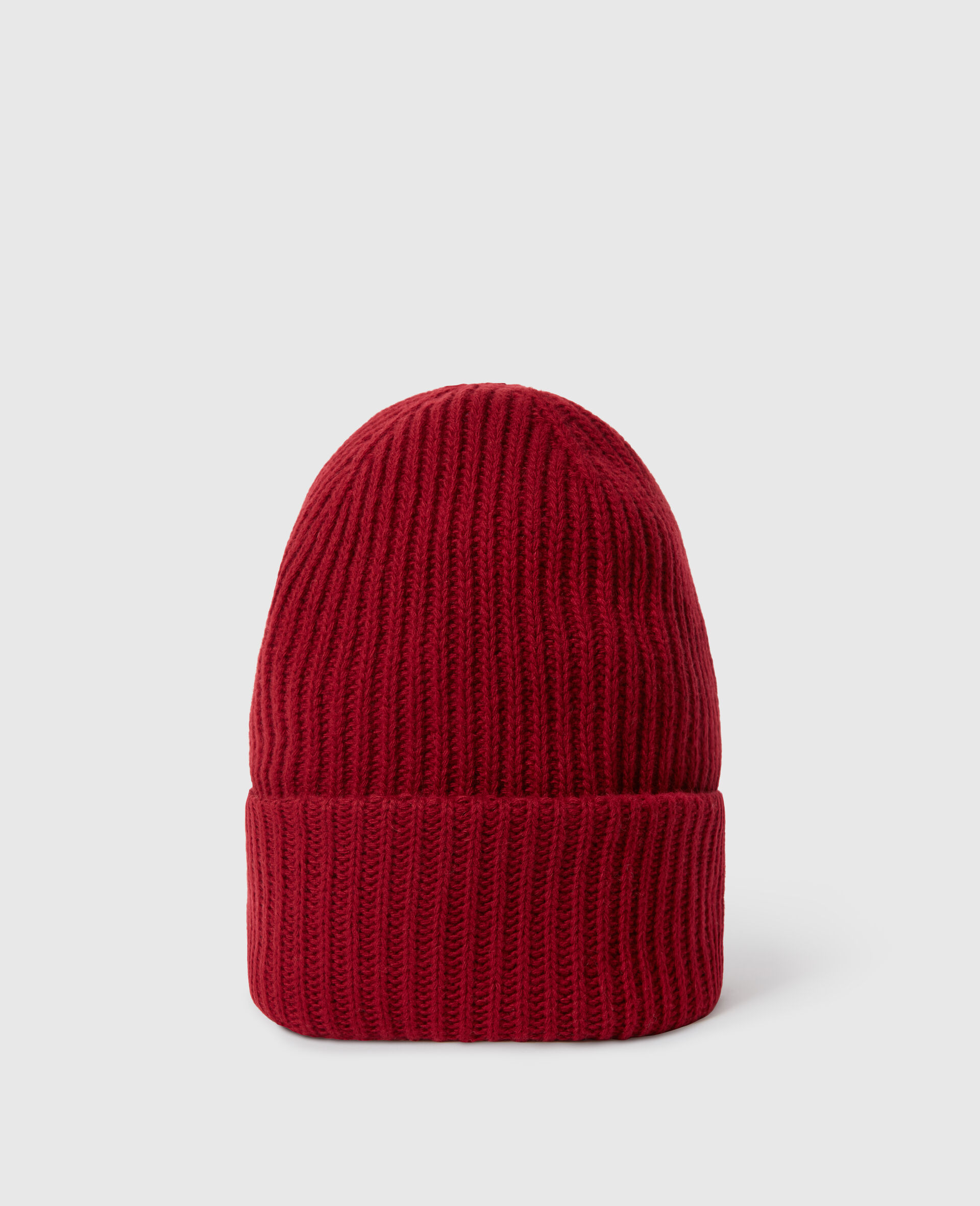 Ribbed Logo Beanie-Grey-large Ribbed Logo Beanie-Grey-large image number 1