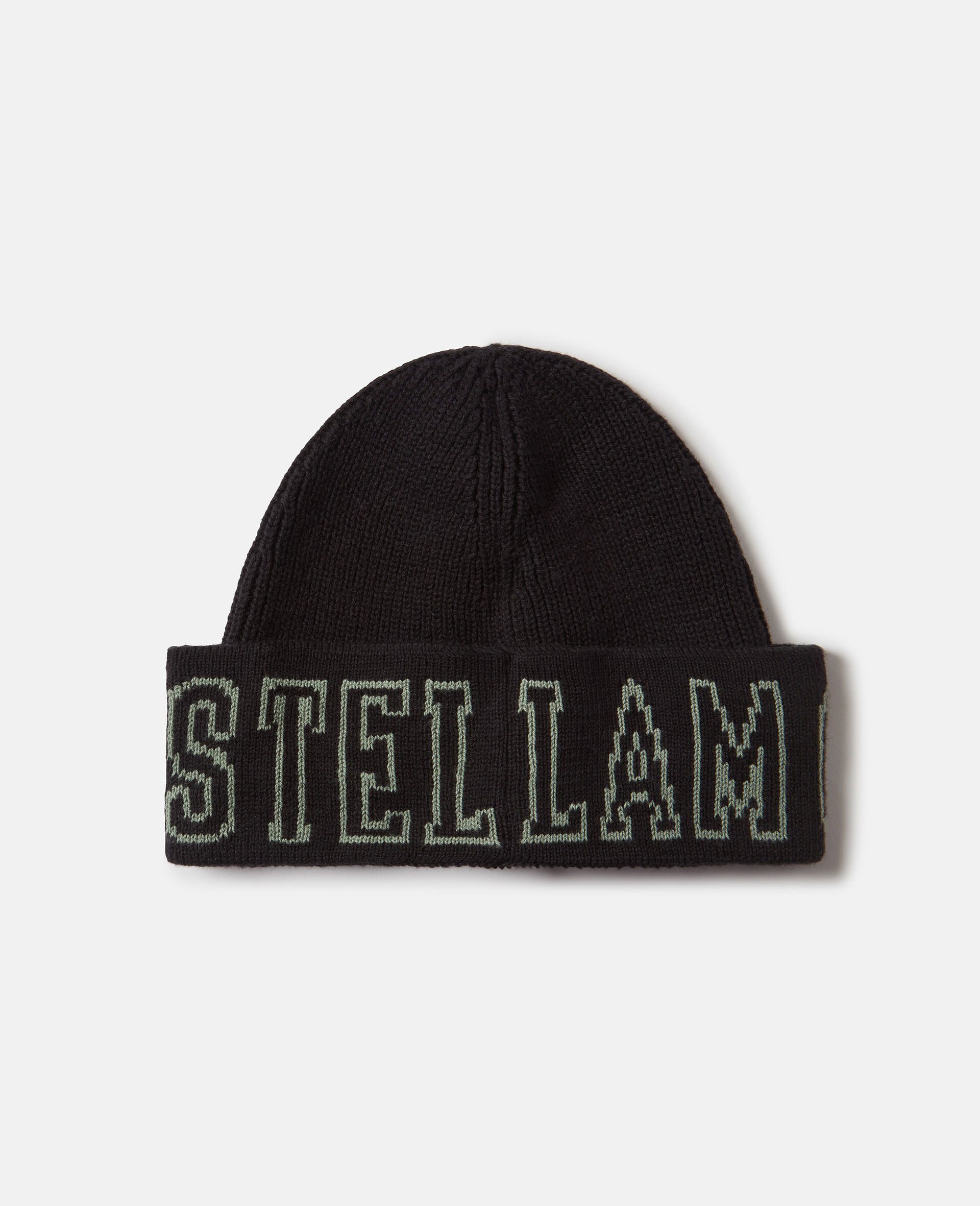 Logo Graphic Beanie-Black-medium