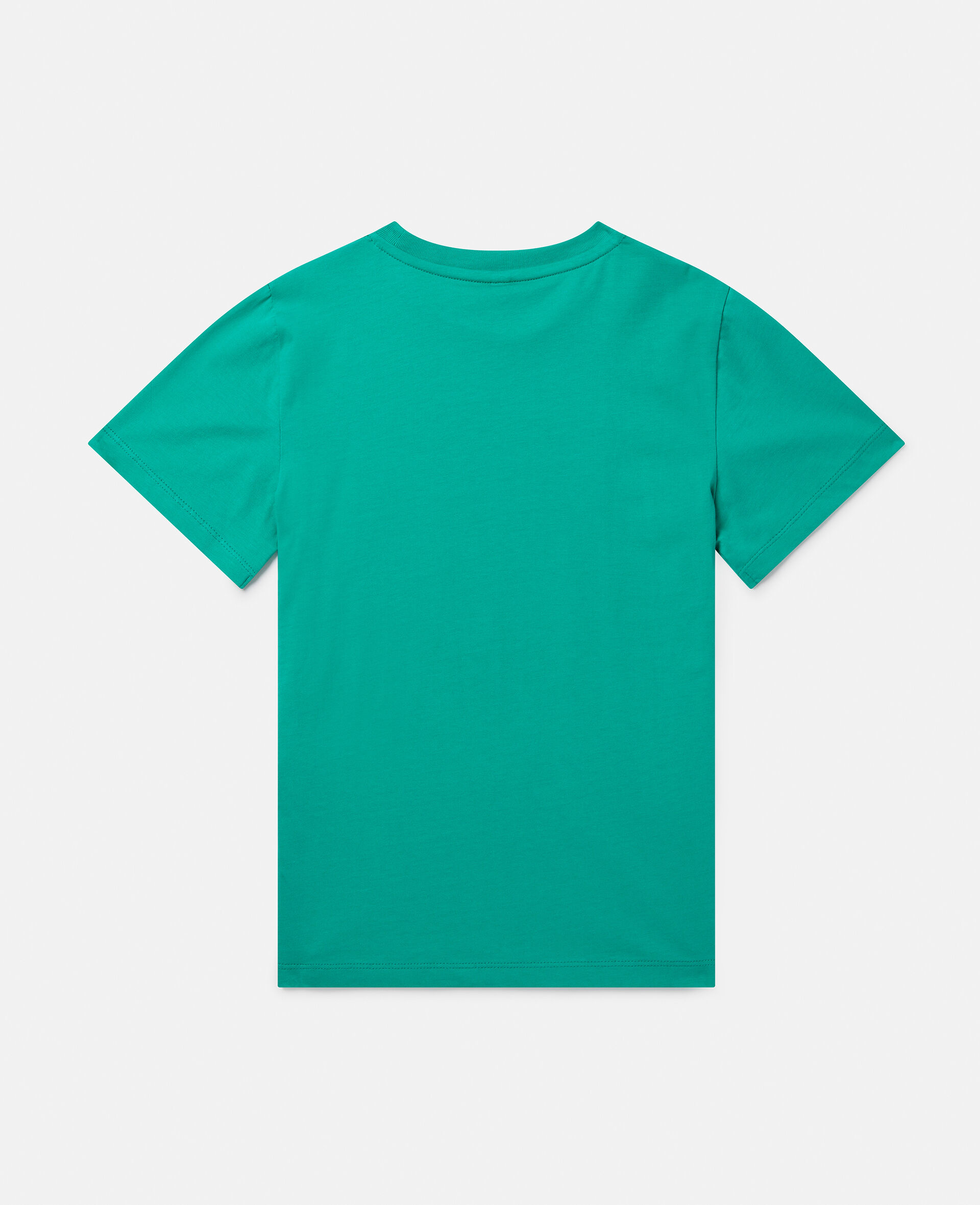 Stella Logo Graphic Flower T-Shirt-Green-large image number 2