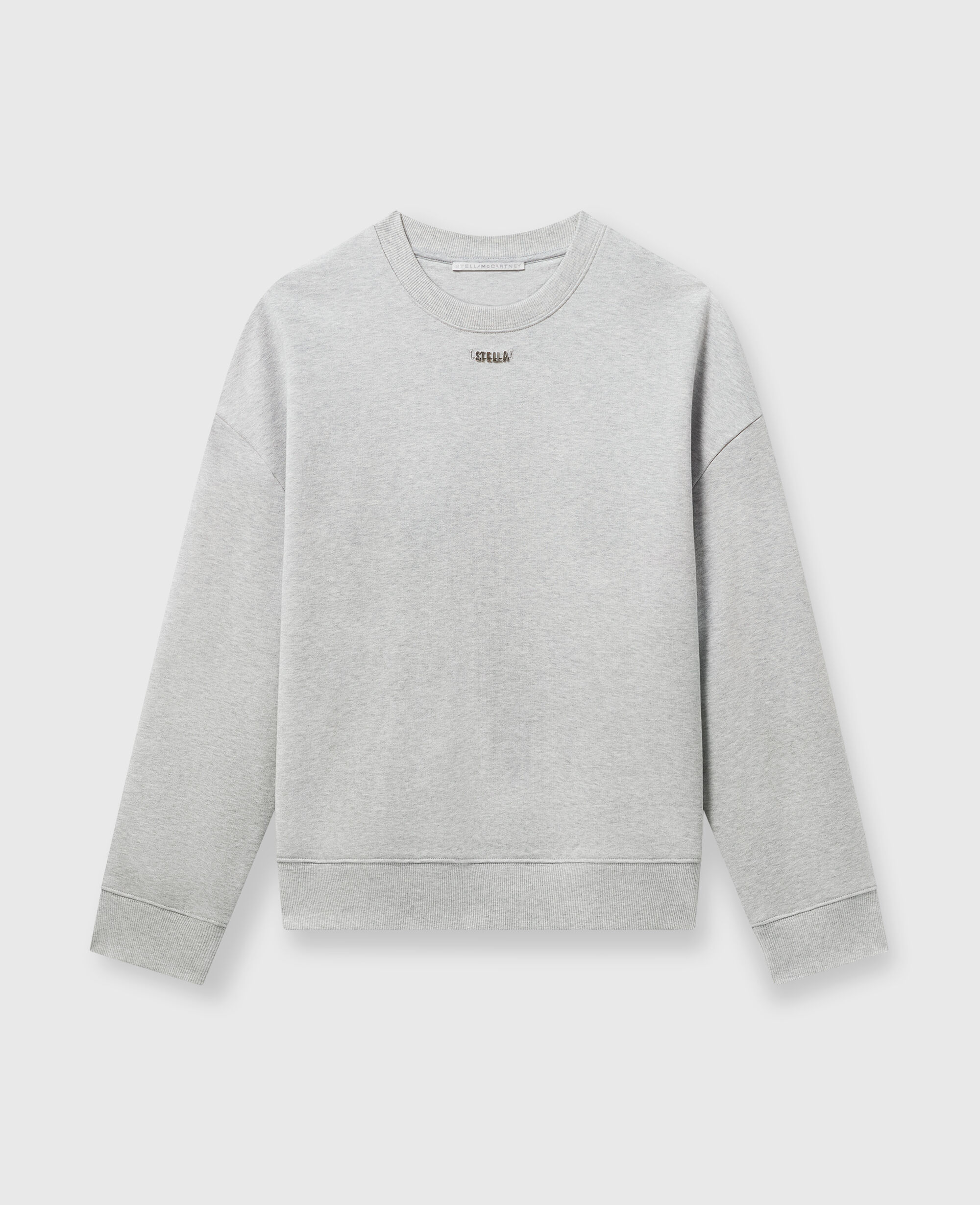 Sweat shirt logo a breloques Gris chine pour Women Stella McCartney FR