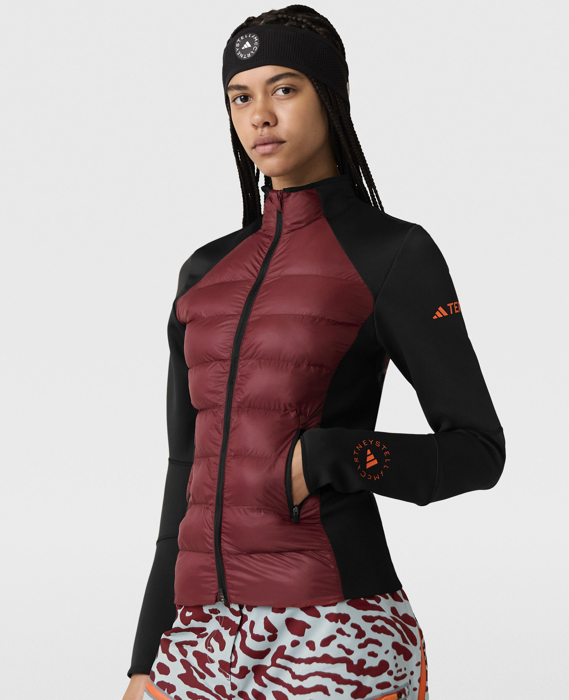 TERREX TrueNature Midlayer Jacket-Red-model