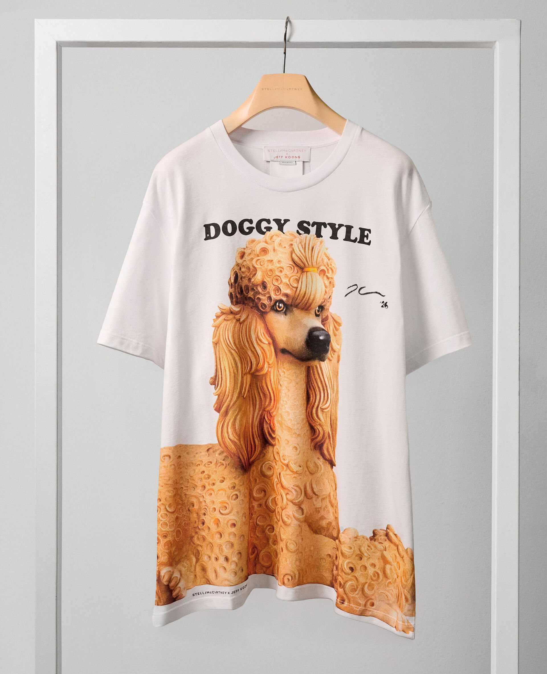 Signed&nbsp;Jeff Koons Doggy Style Tank-White-medium