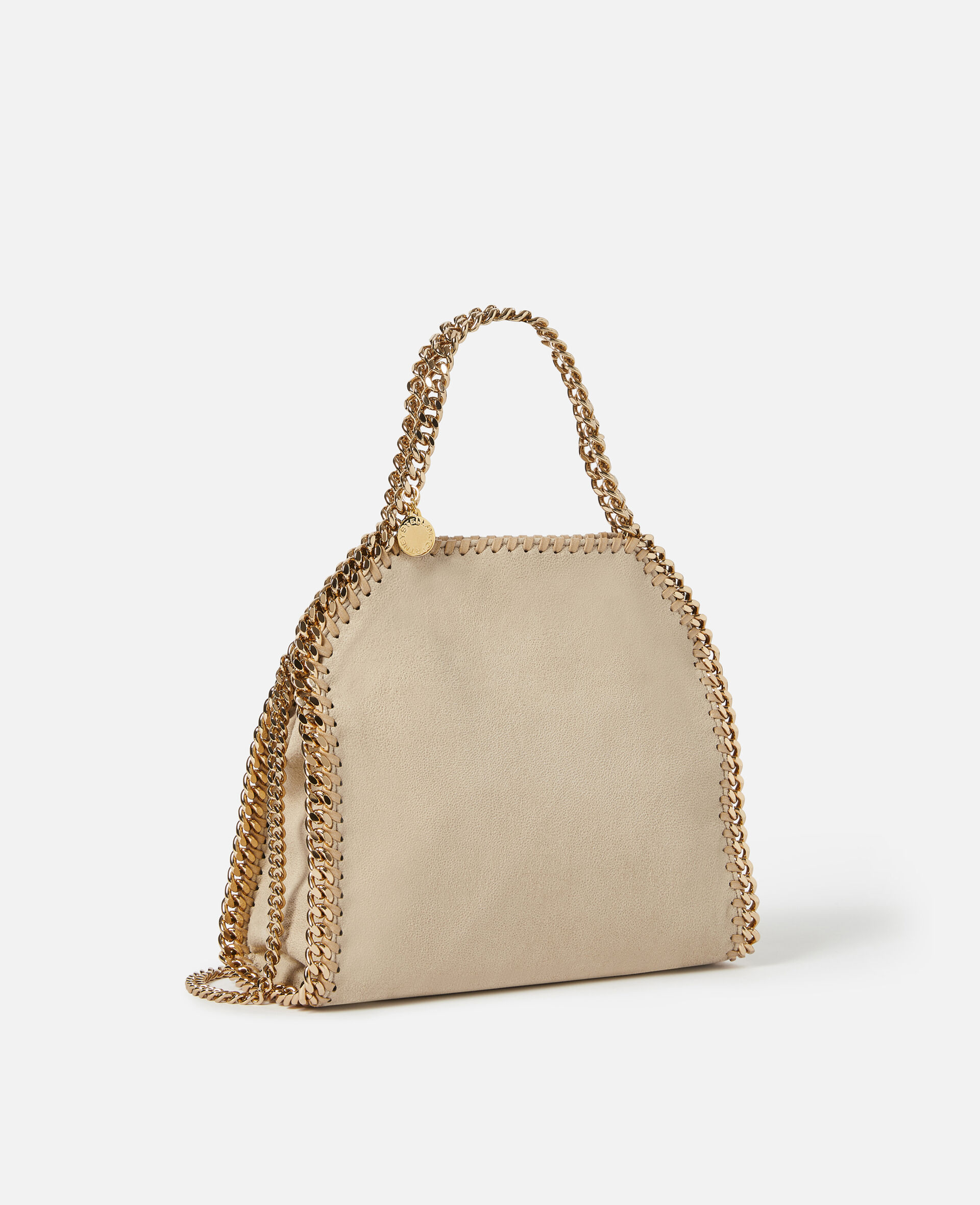 Women Clotted Cream Falabella Mini Tote Bag | Stella McCartney US