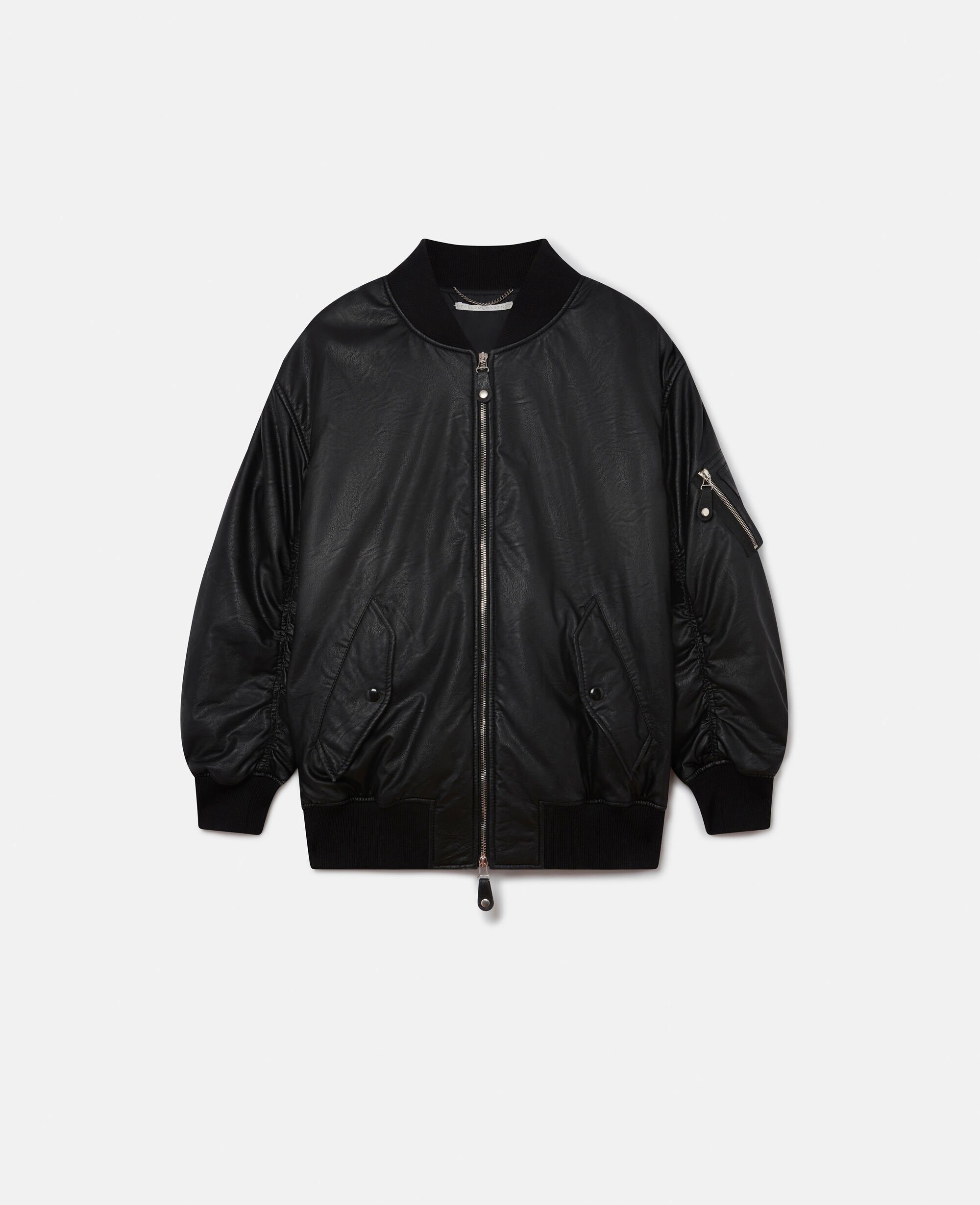 Stella mccartney leather jacket new arrivals