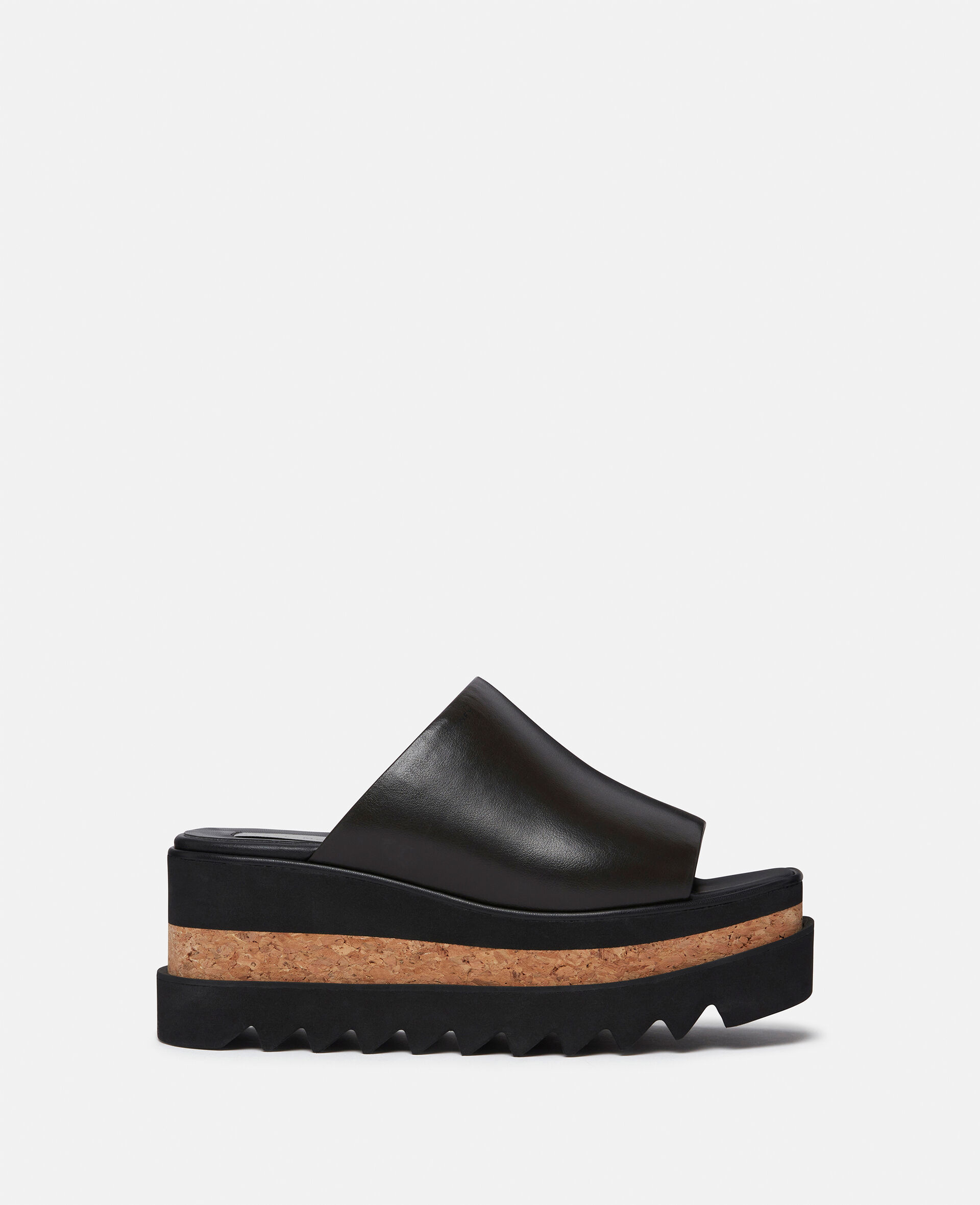 Sneak-Elyse Platform Sandals-Brown-large image number 0