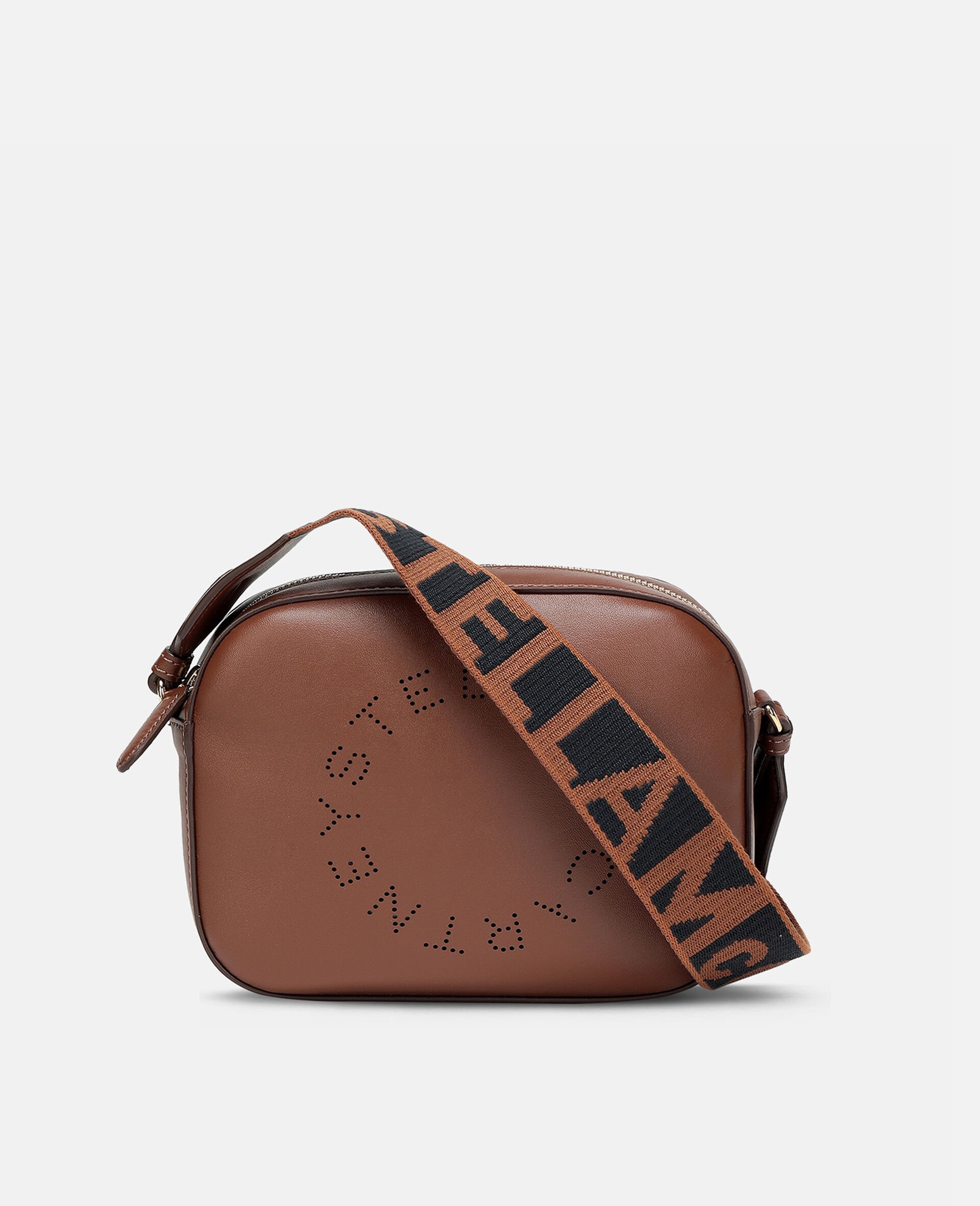 Mini-Tasche mit Stella-Logo-Brown-large
