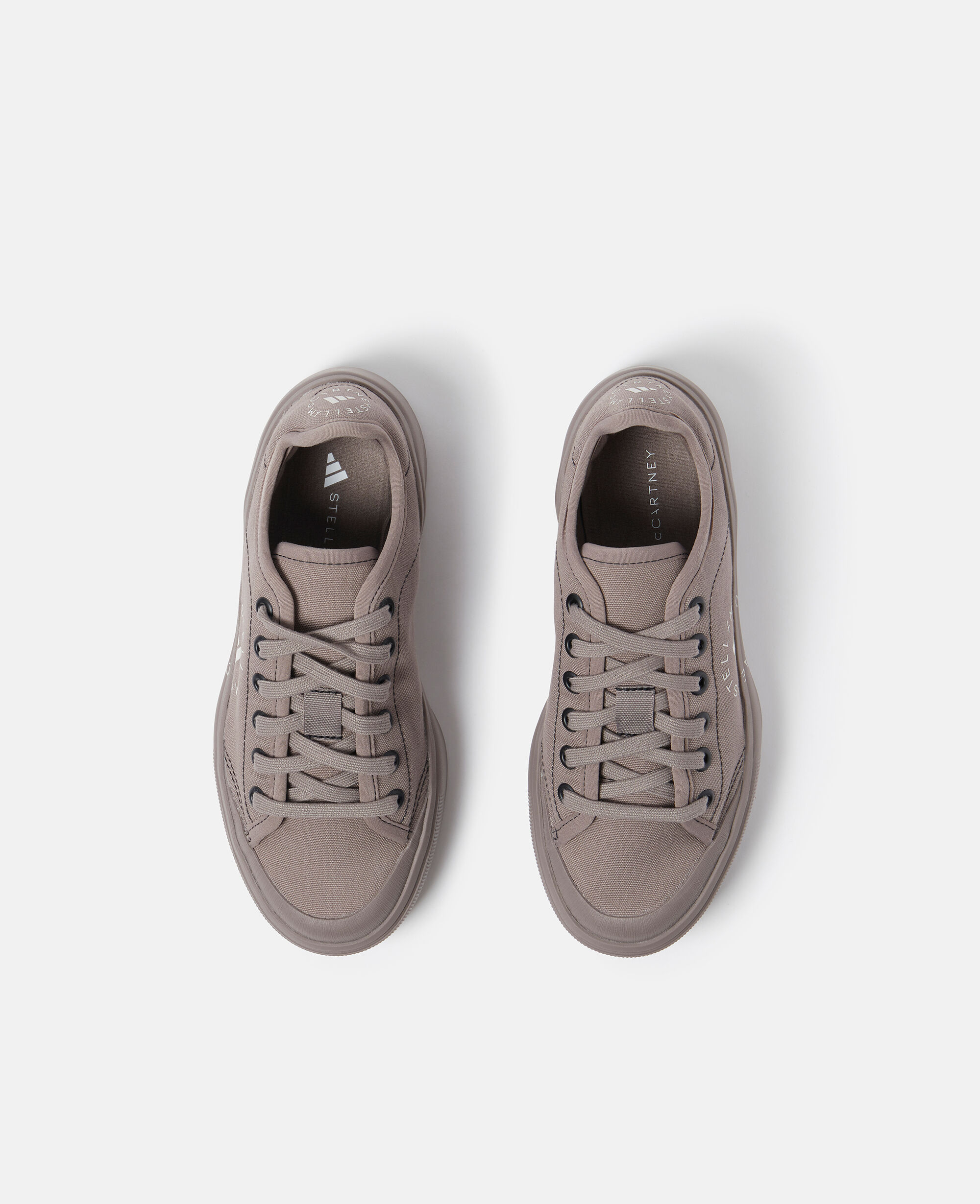 Women Tech Earth Chalk Pearl Tech Earth Logo Court Trainers