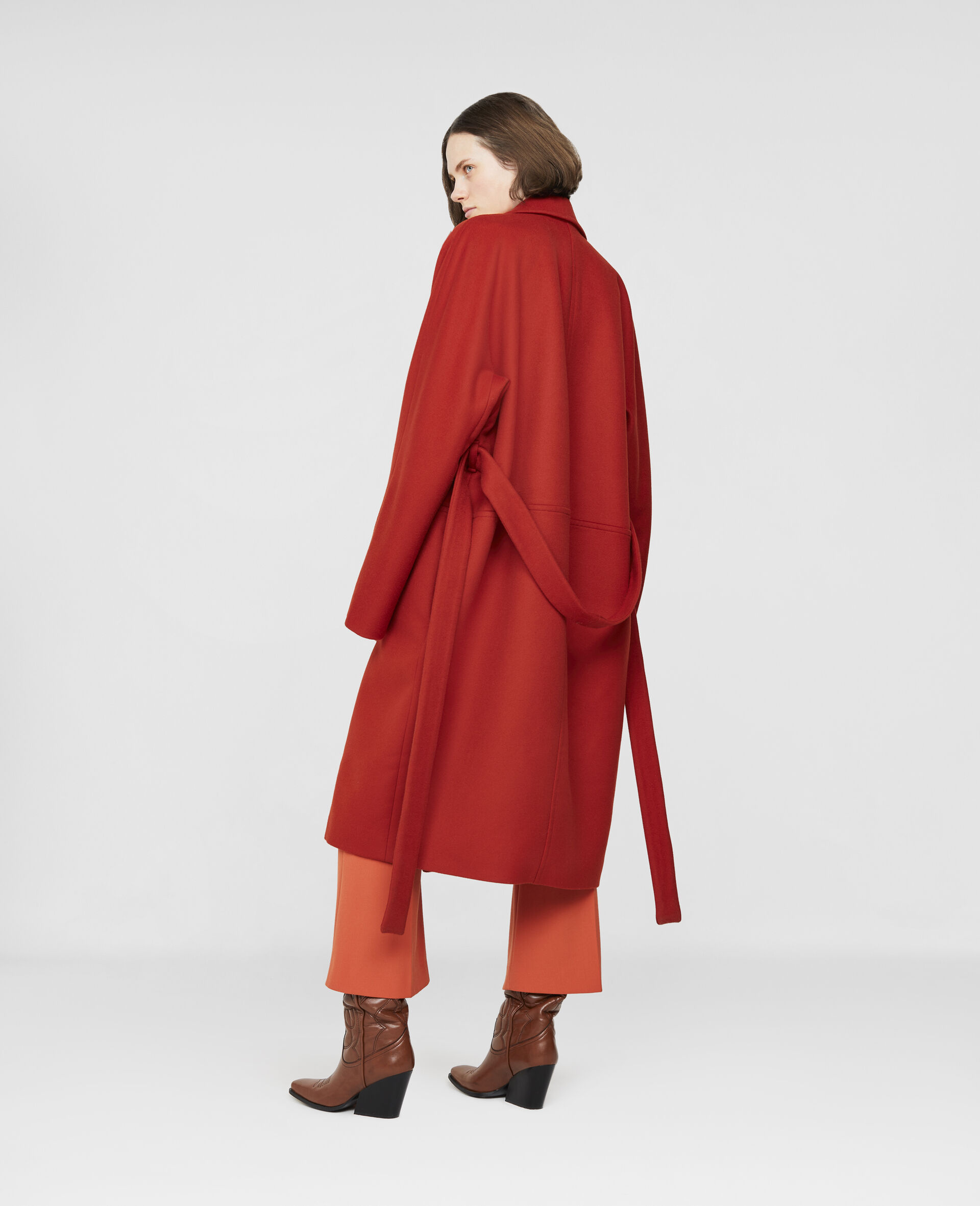Wool Coat-Red-large image number 2