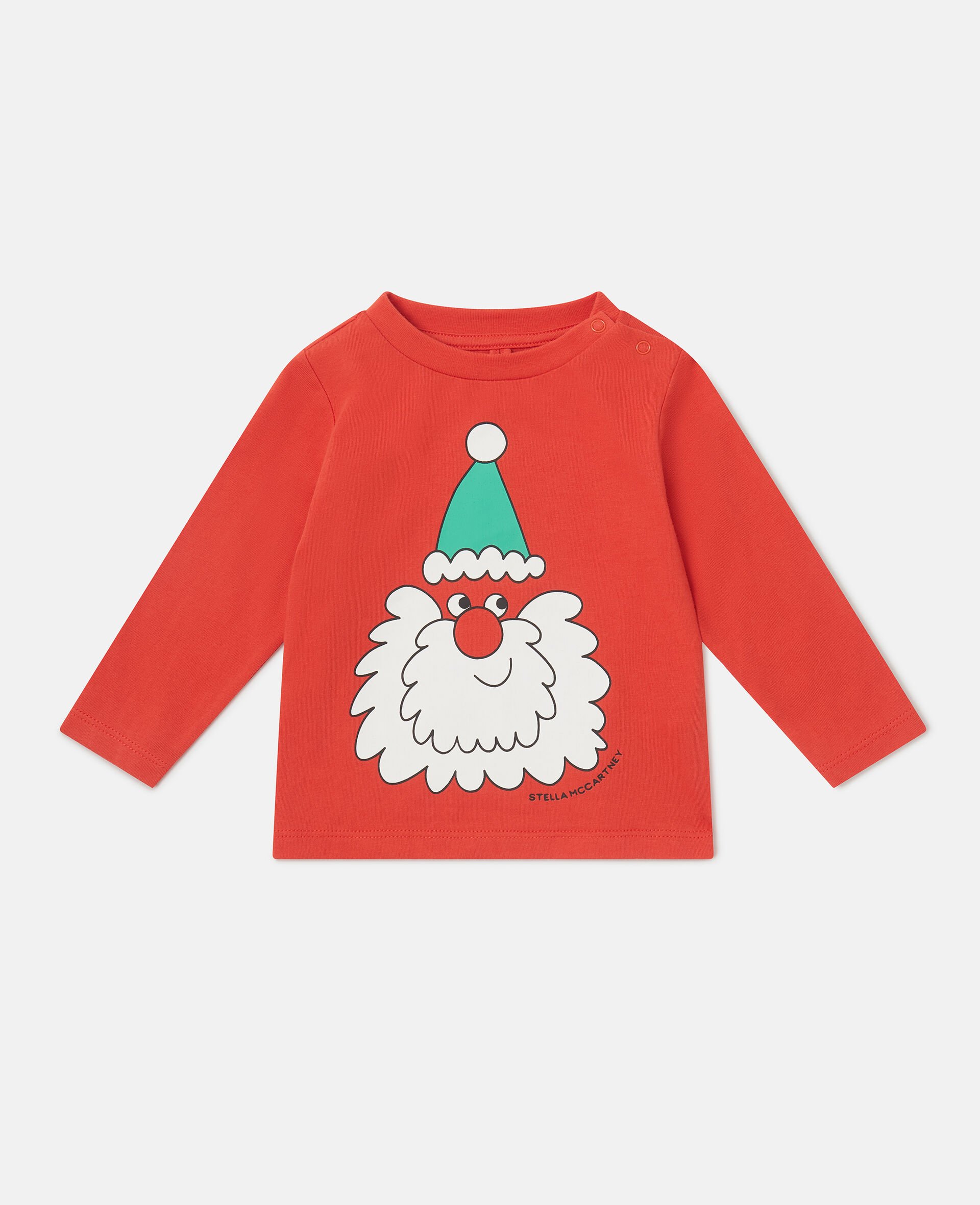Santa Graphic Long-Sleeve Top-Red-large image number 0