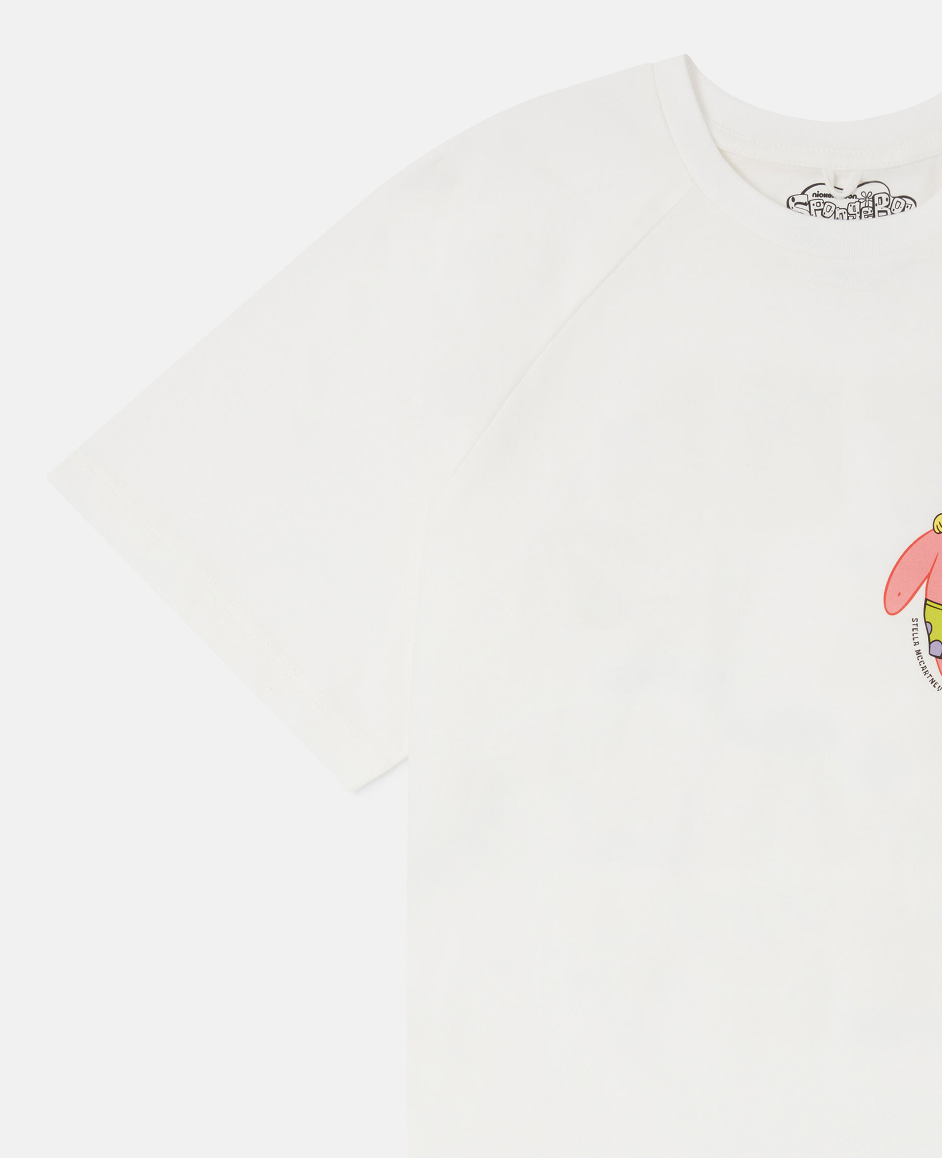 海绵宝宝图案T恤 -Cream-large image number 1