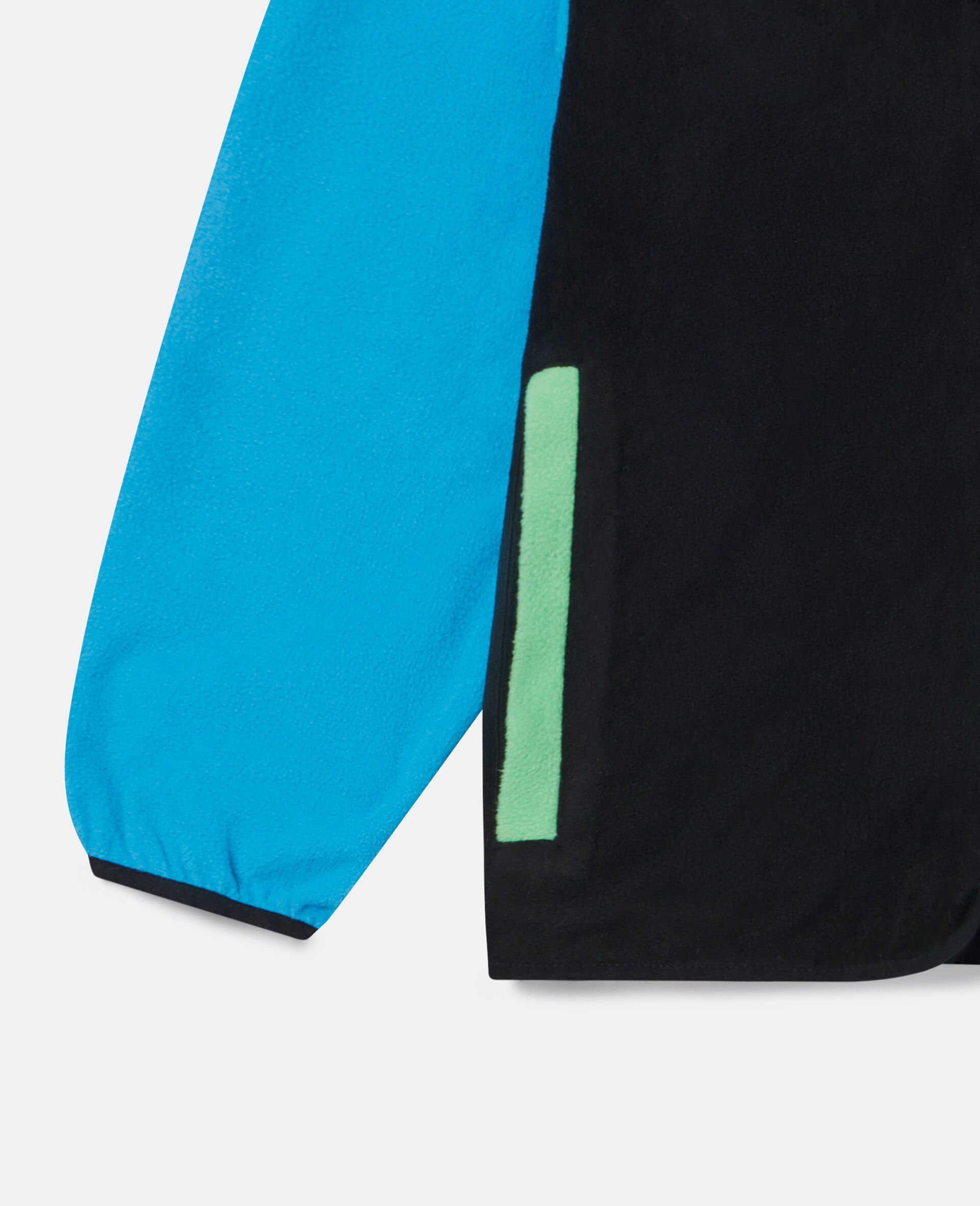 Colourblock Logo Teddy Zip Fleece-Multicoloured-large image number 1