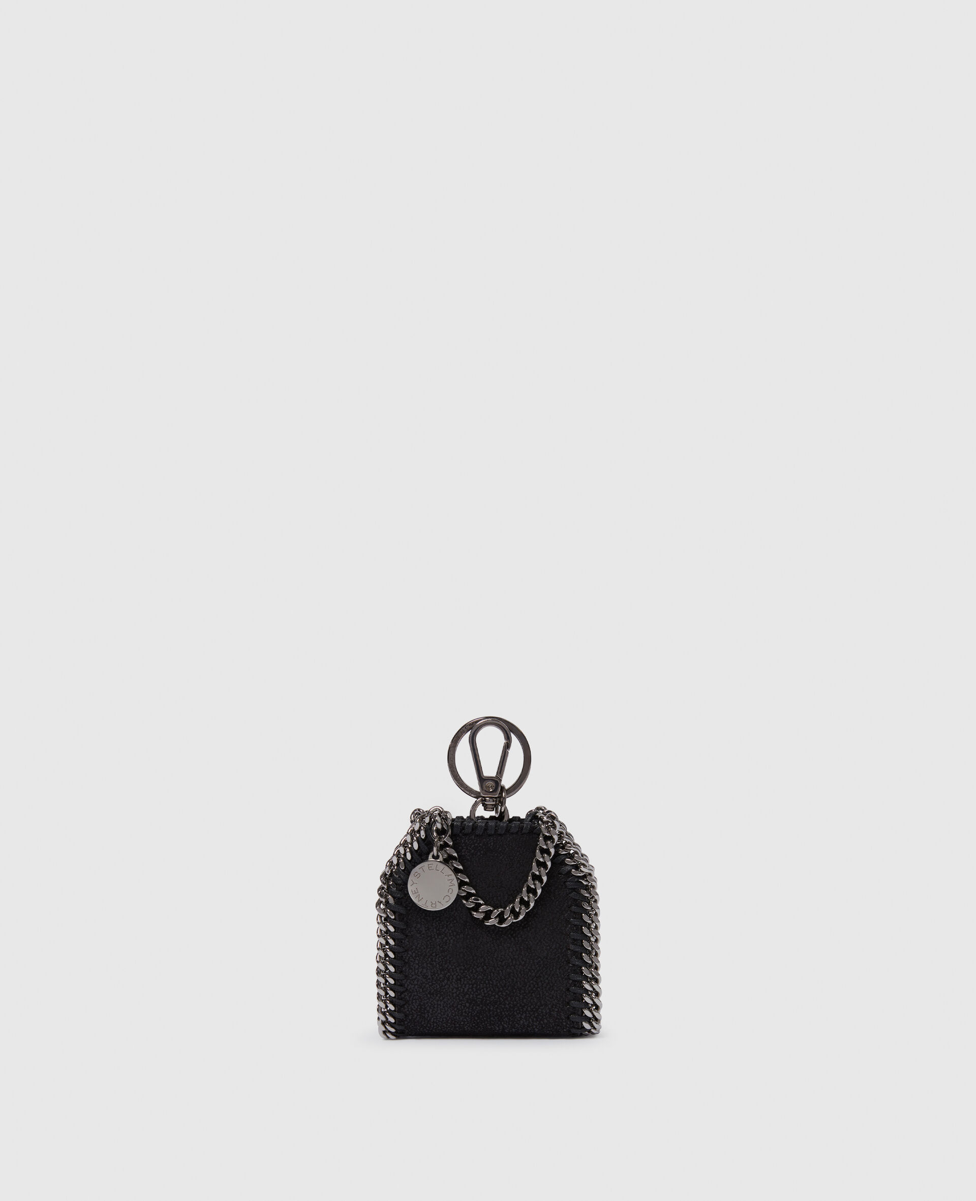 Falabella AirPods Case Keychain-Black-large image number 0