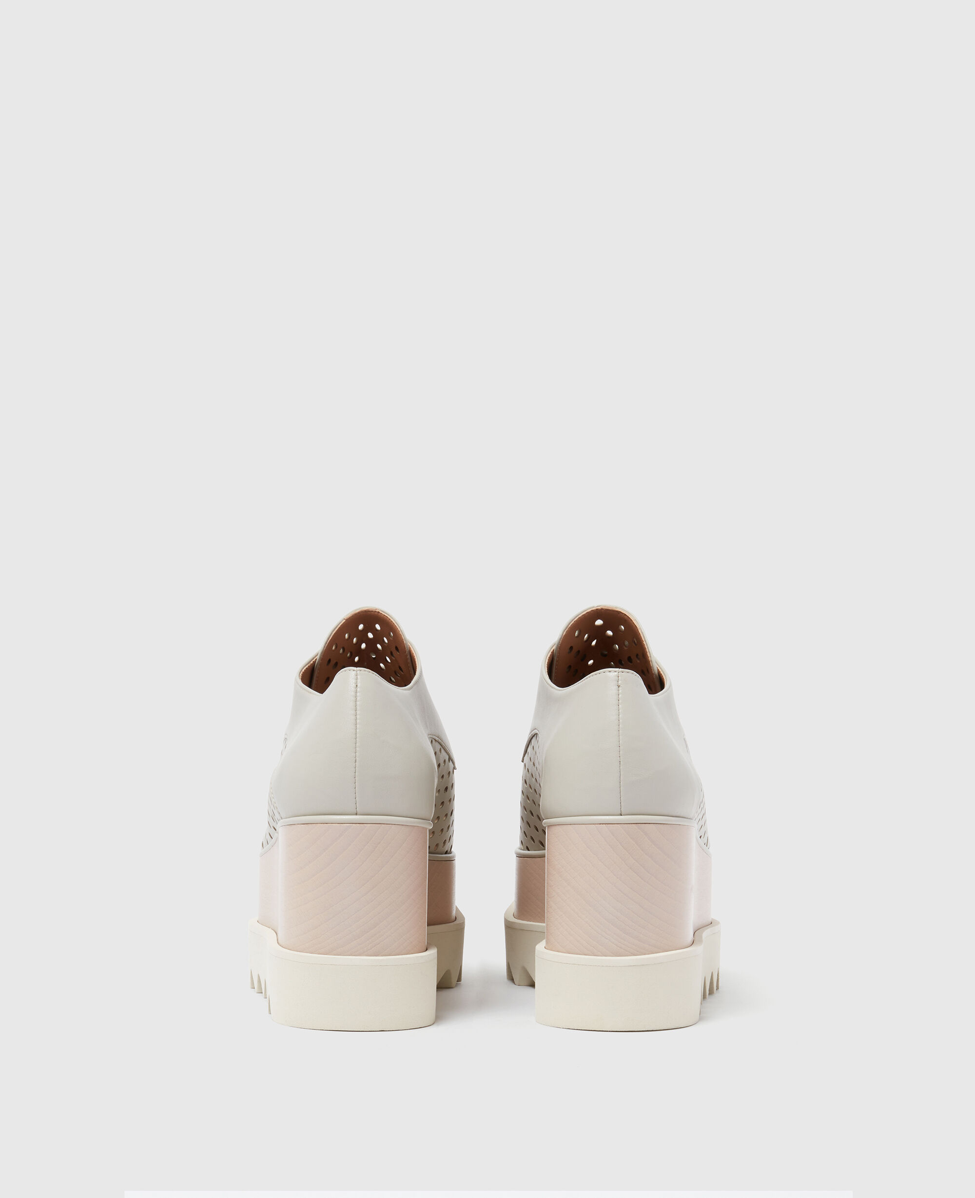 Women Beige Elyse Perforated Platforms | Stella McCartney US