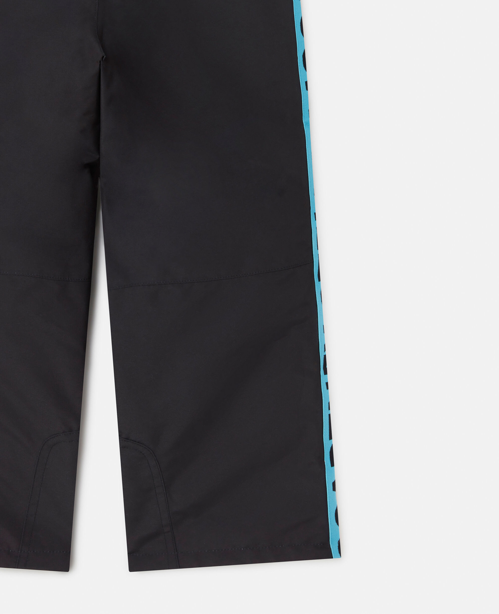 Women Black Logo Tape Salopettes | Stella McCartney US Women Black Logo Tape Salopettes | Stella McCartney US