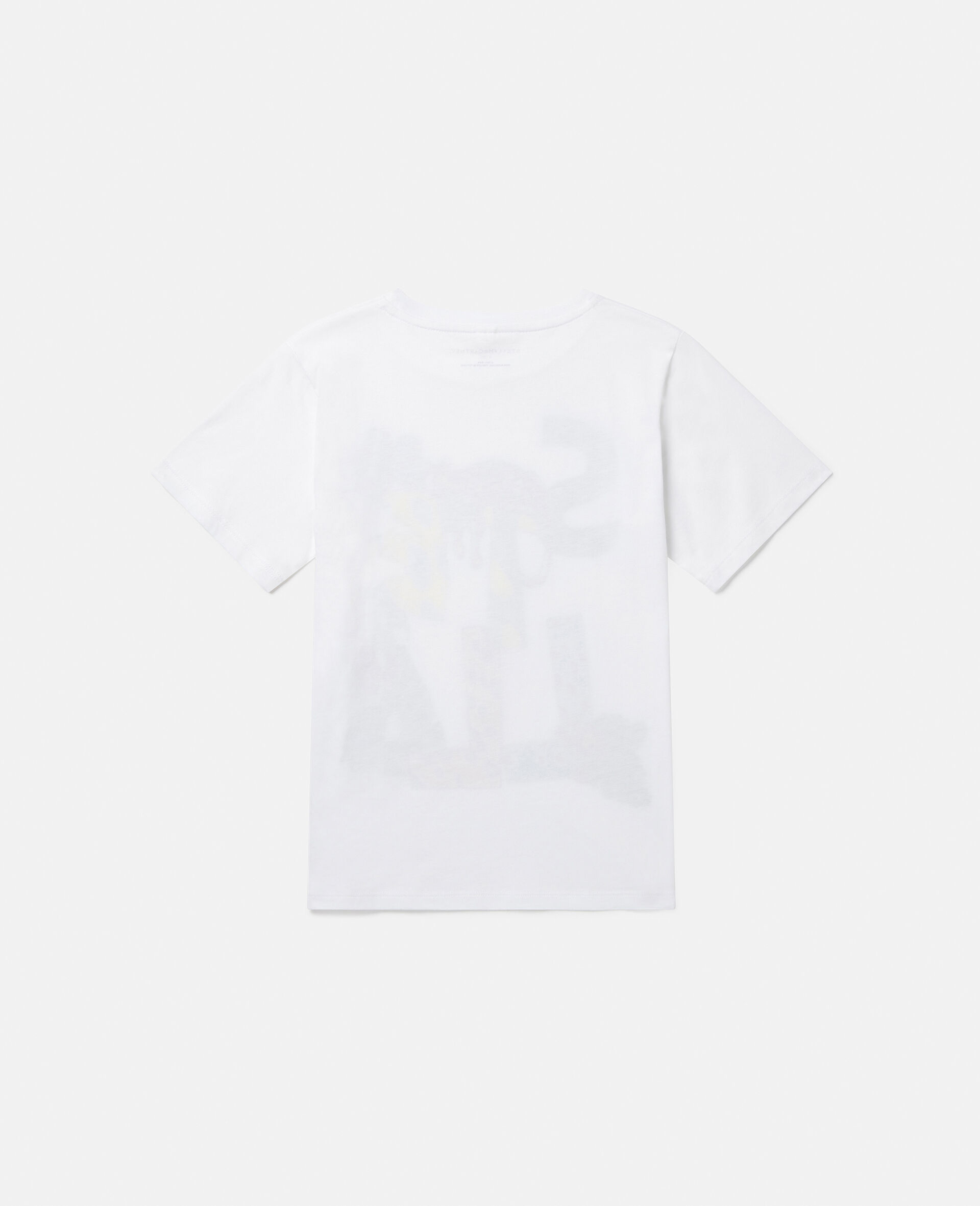 Stella Logo Jungle Print T-Shirt-White-large image number 2