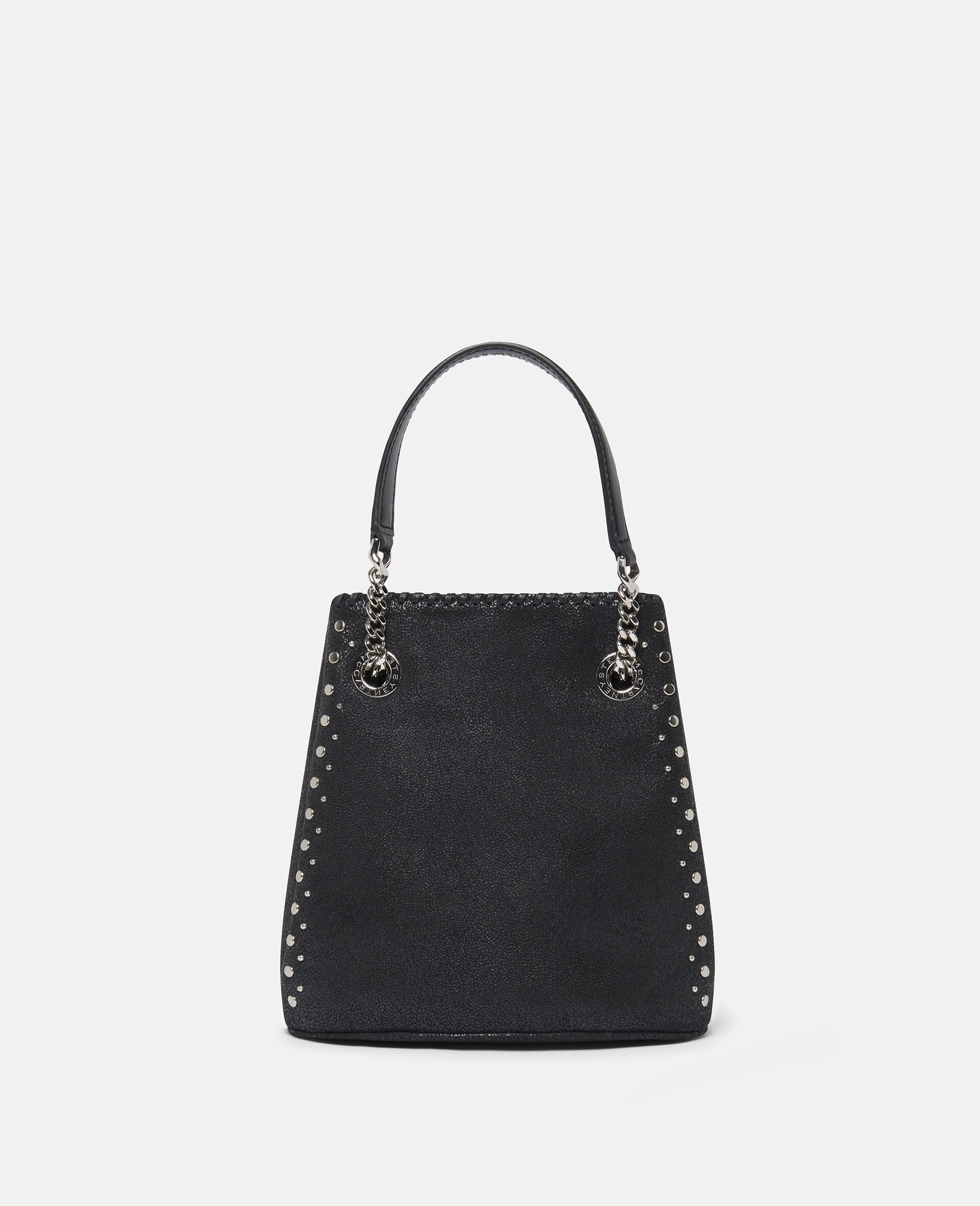 Falabella Studded Bucket Bag-Black-large image number 4