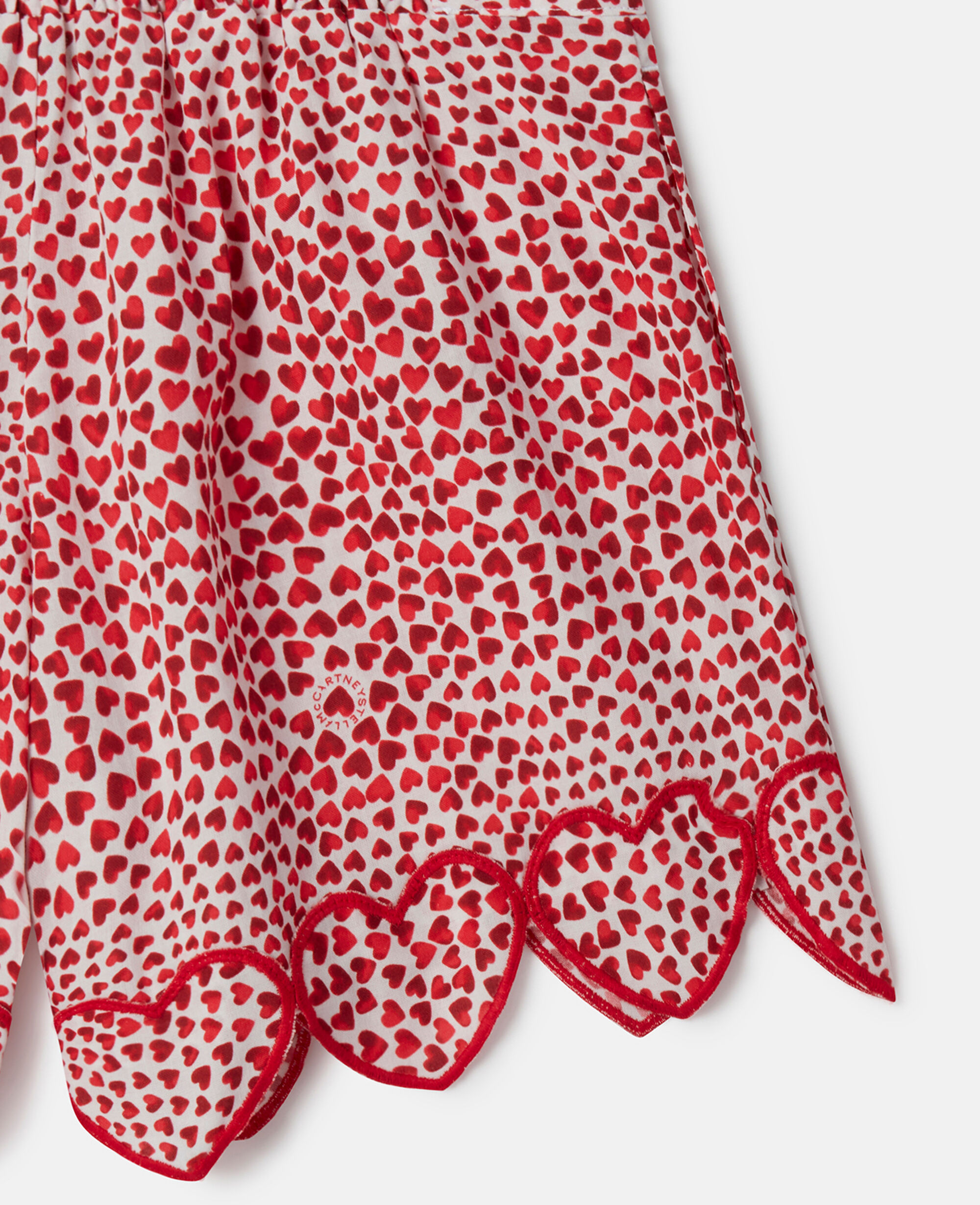 Stella McCartney Kids Heart-print track shorts - White