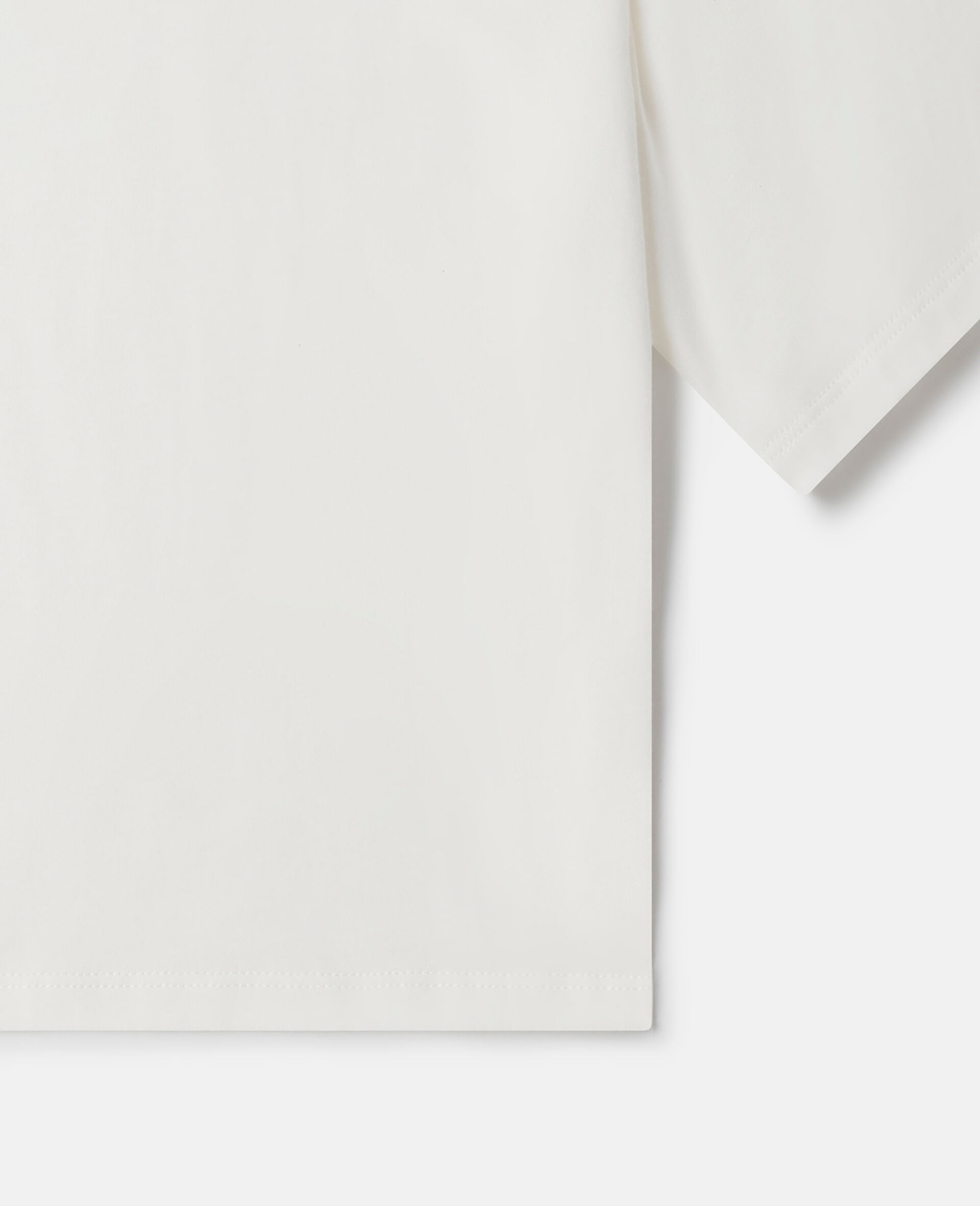 Heart Embroidered T-shirt-White-large image number 1