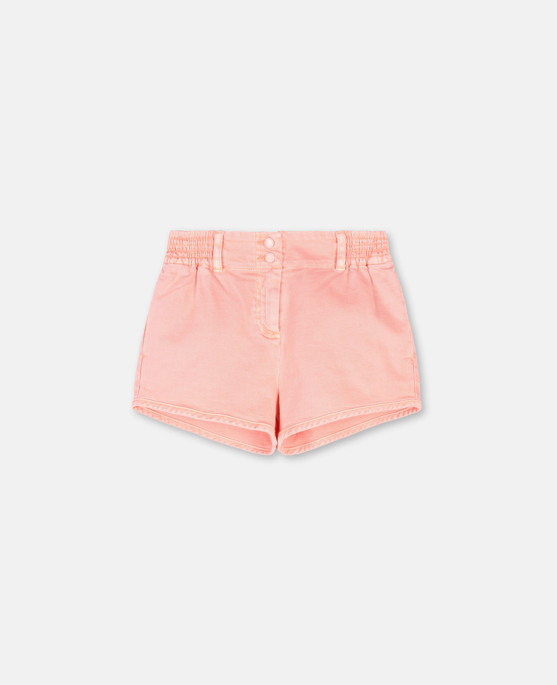 Denim Coral Shorts -Pink-large image number 0