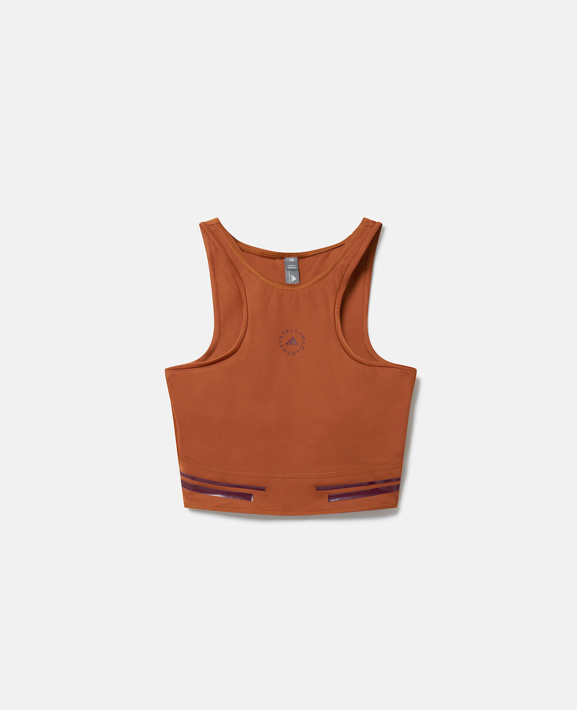 TruePace High Support Crop Top-Brown-large image number 0