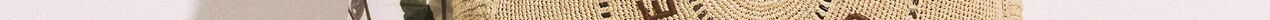 Logo Raffia Slouchy Large Tote Bag-Beige-medium