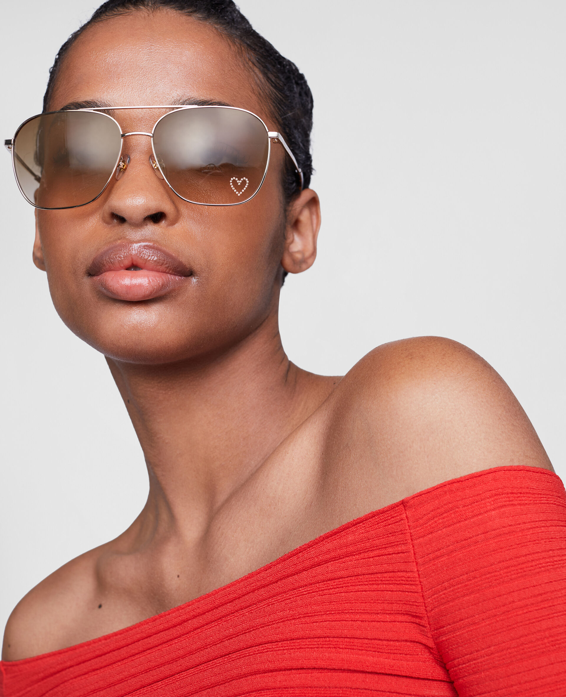 Aviator Sunglasses -Yellow-large image number 2