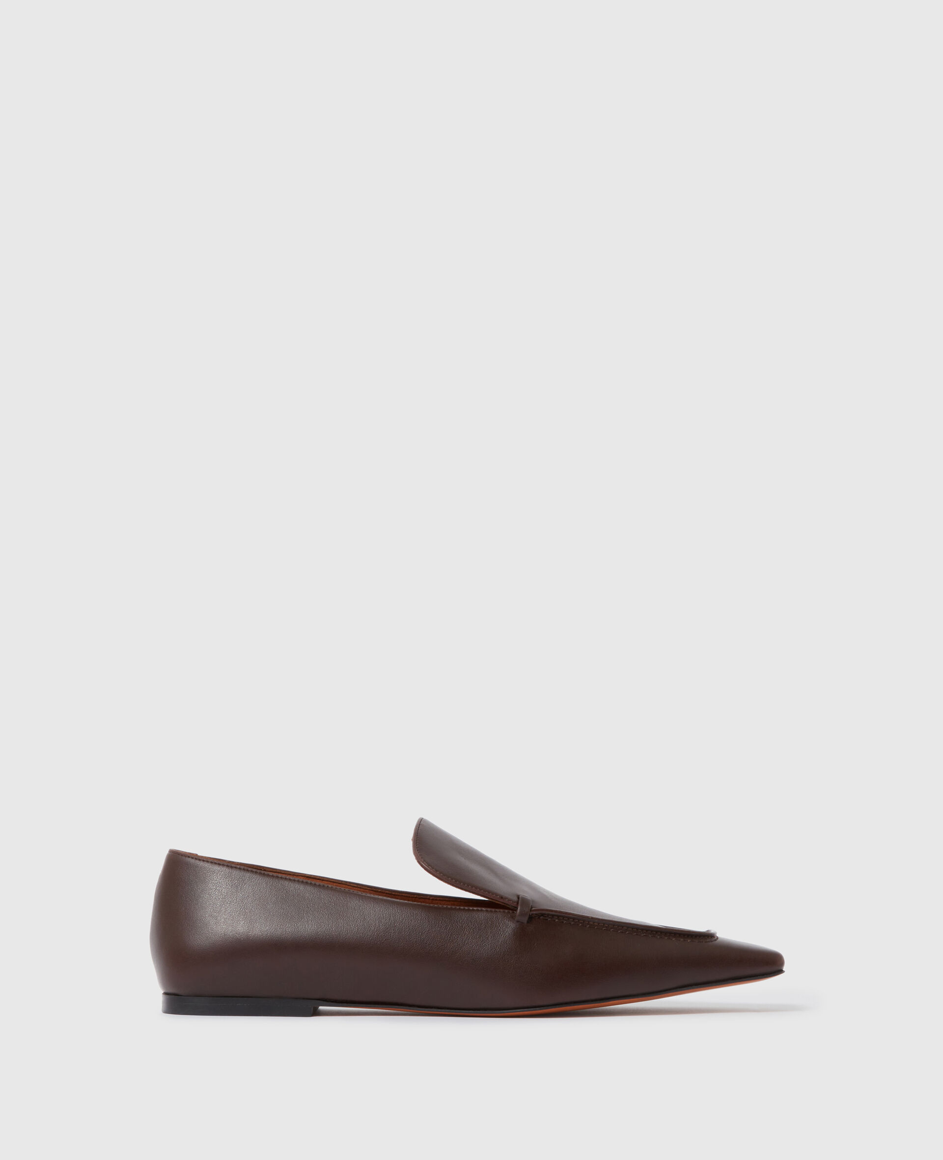 Pointed-Toe Slip-On Loafer-Brown-large image number 0