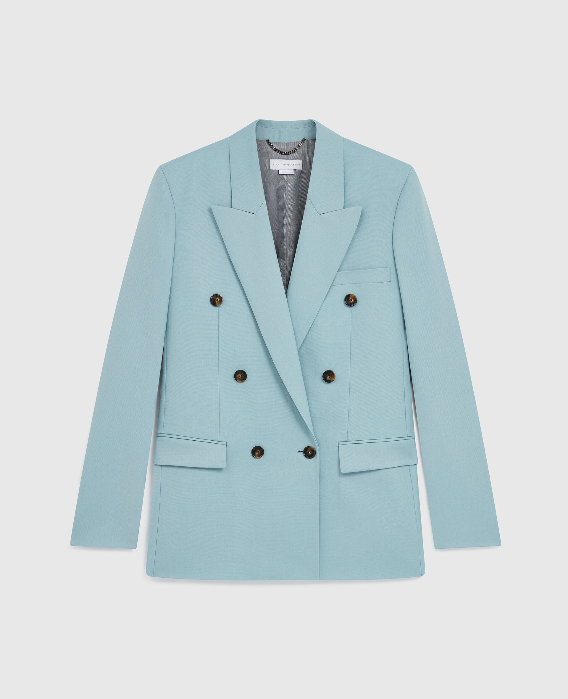 Blazer À Double Boutonnage-Bleu-large image number 0