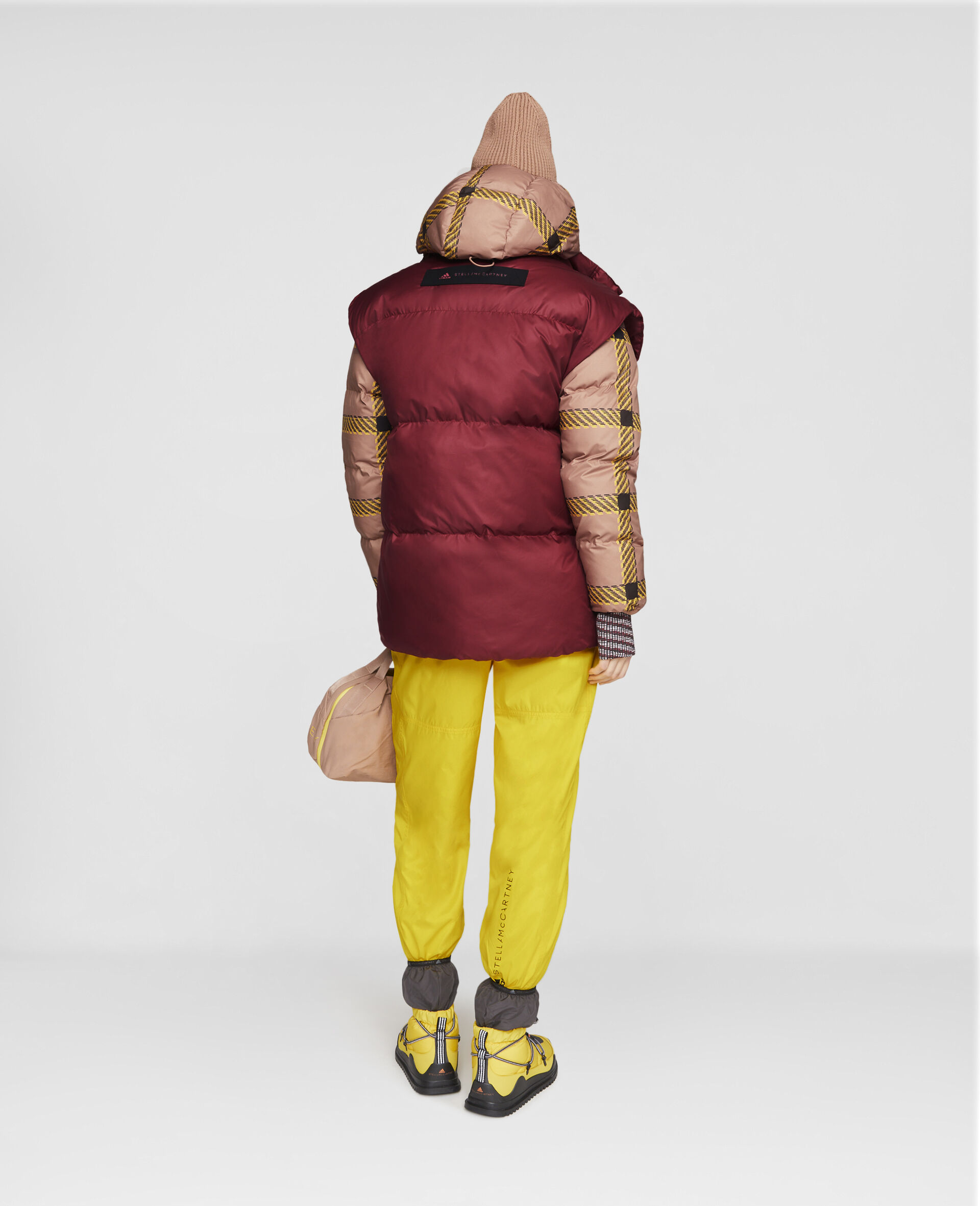 Padded Winter Gilet-Red-large image number 2