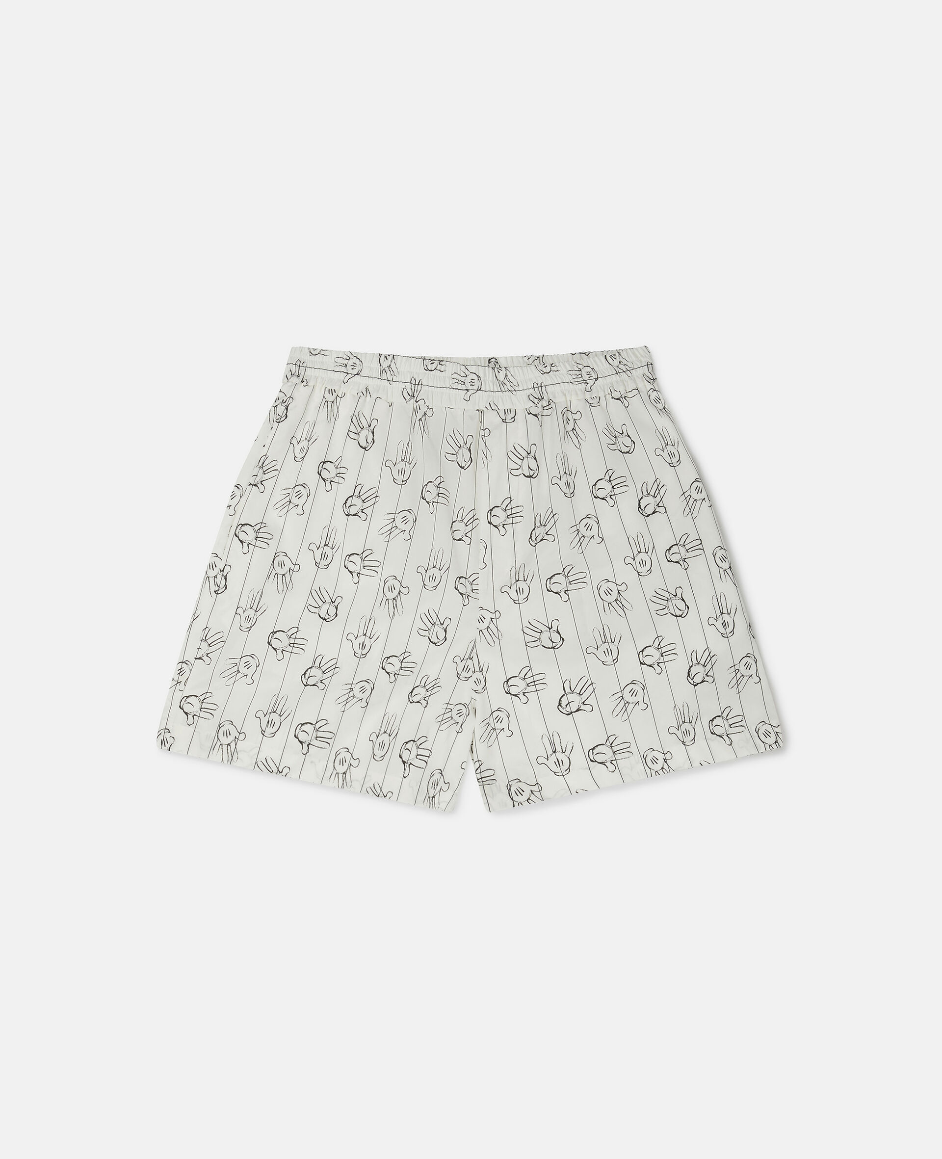 Fantasia Mickey Print Shorts-White-large image number 0