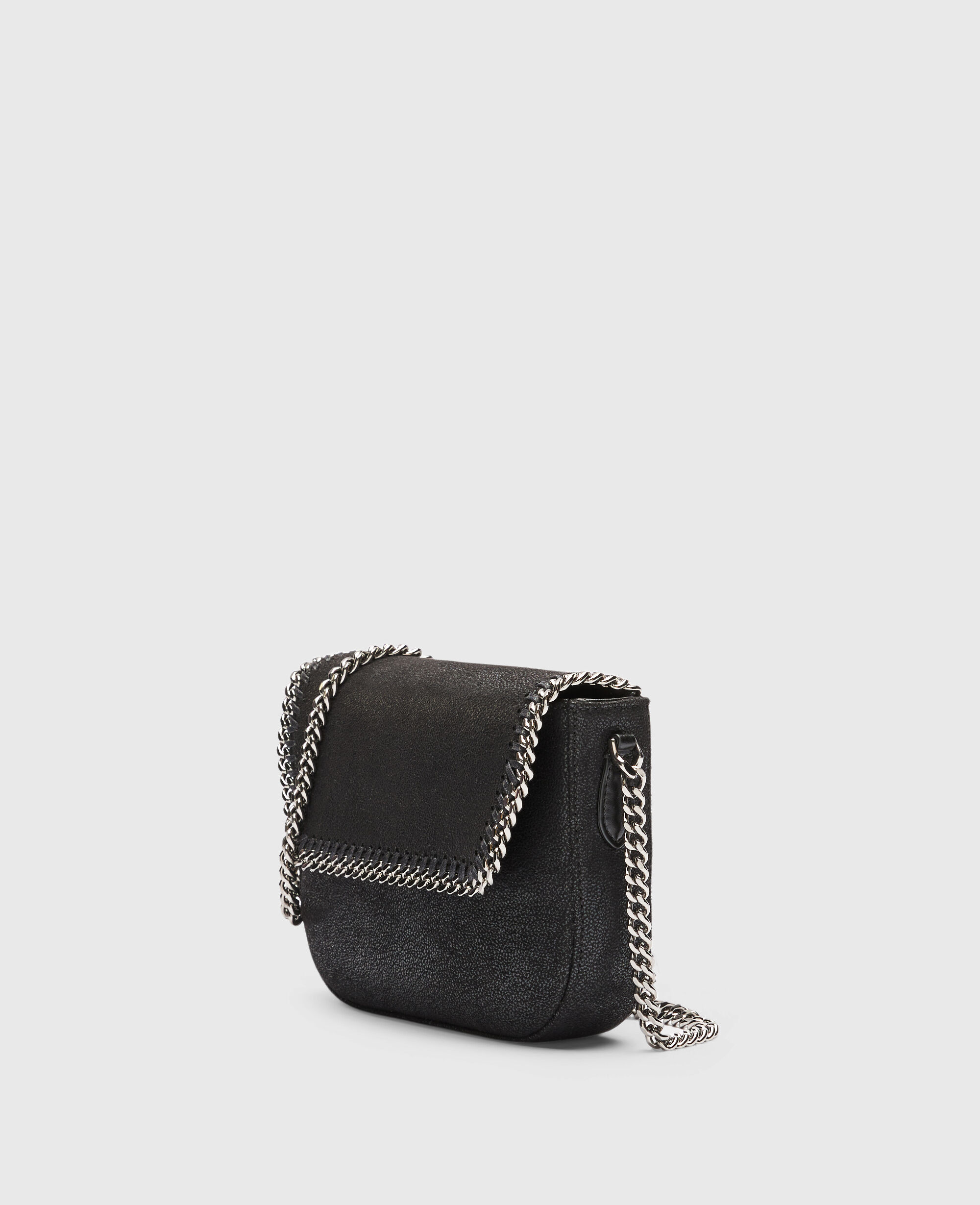 Women Black Falabella Flap Crossbody Bag | Stella McCartney US