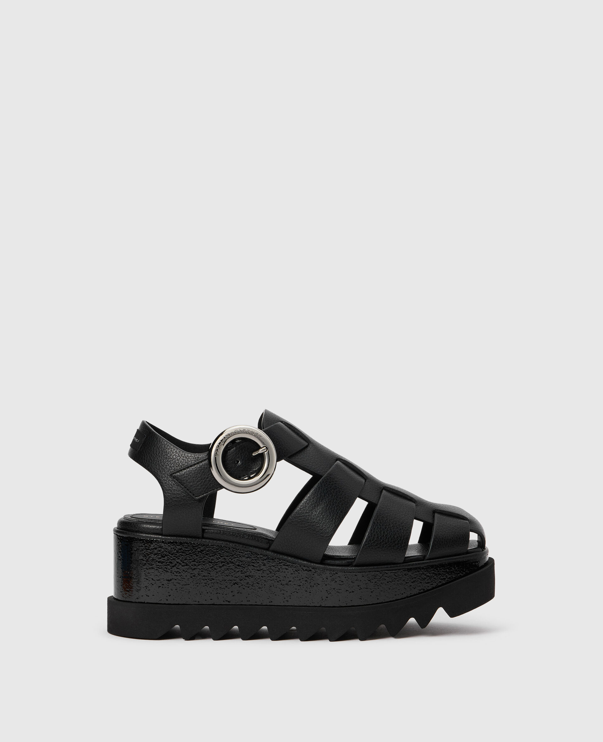 Elyse Platform Sandal-Black-medium