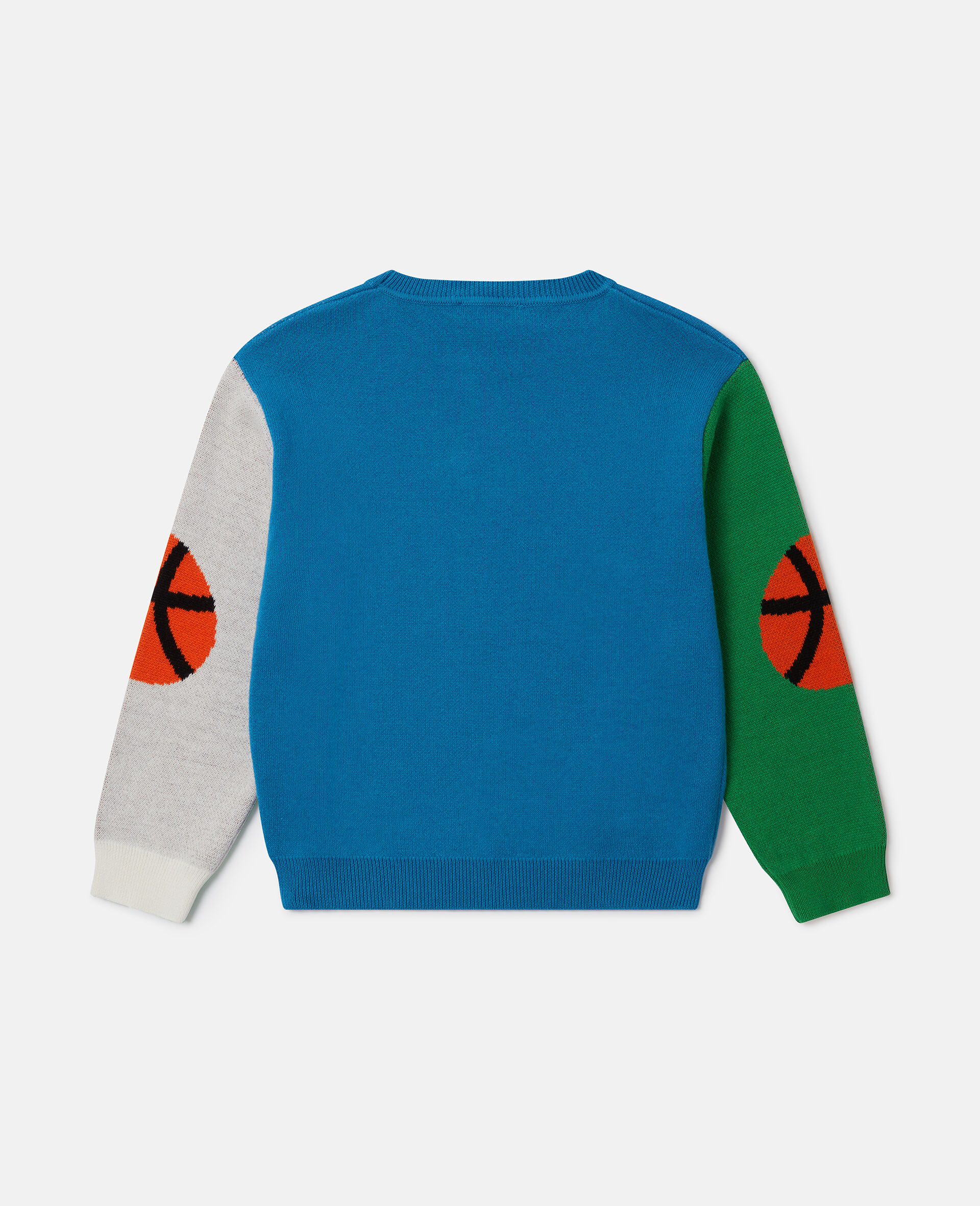 Slogan Graphic Jumper-Blue-large image number 2