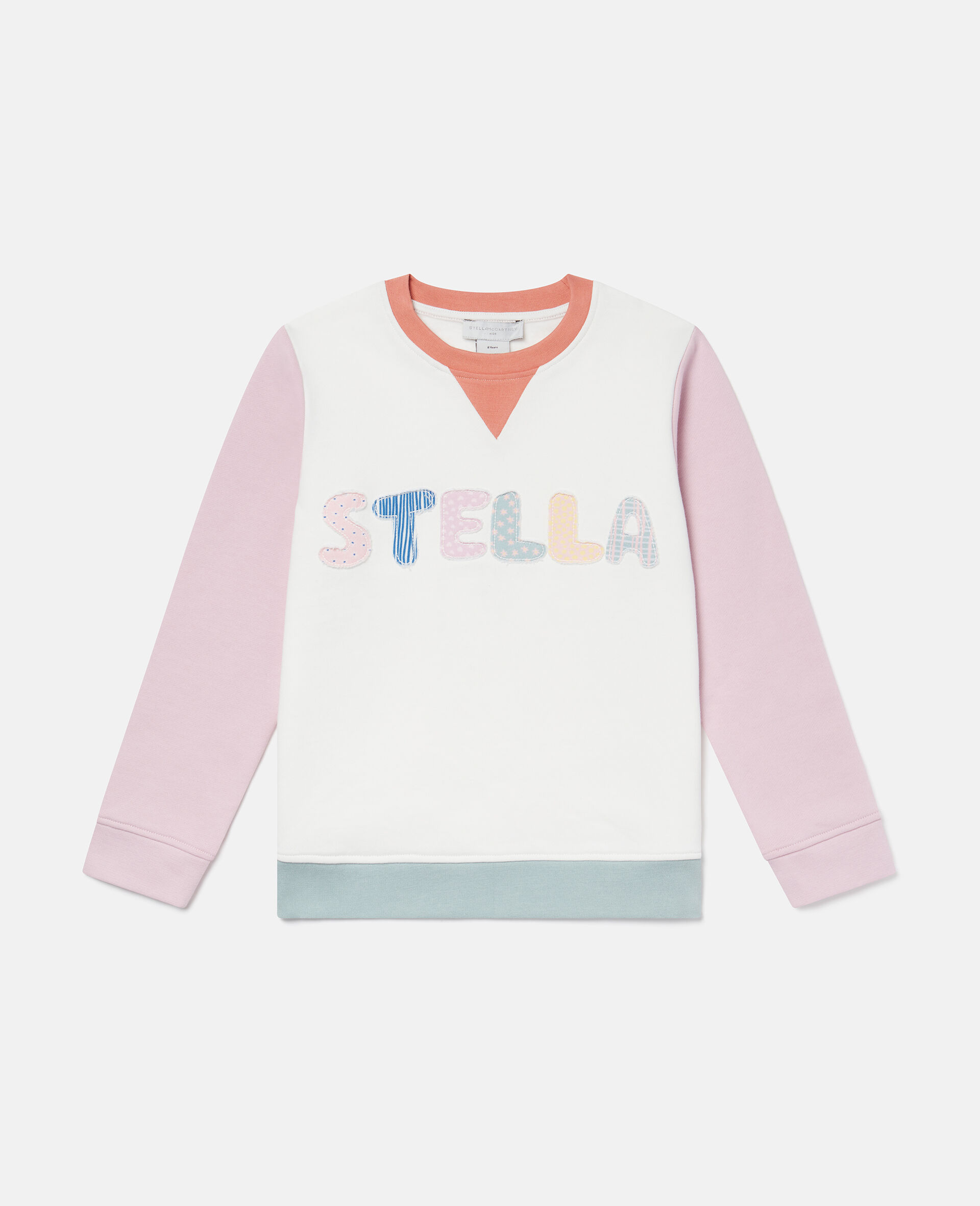 Logo Graphic Embroidered Sweatshirt-Multicolour-large image number 0