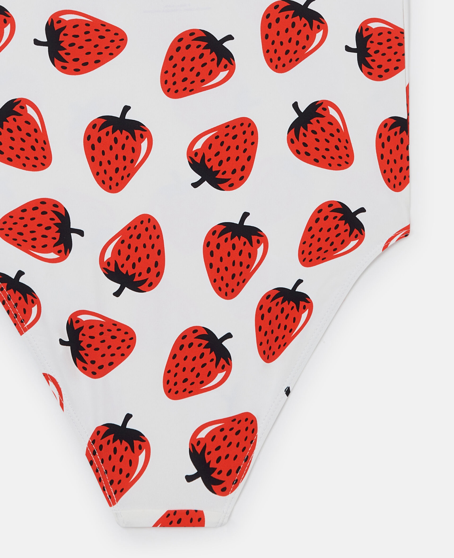 Maillot de bain avec imprime fraise-Cream-large image number 3