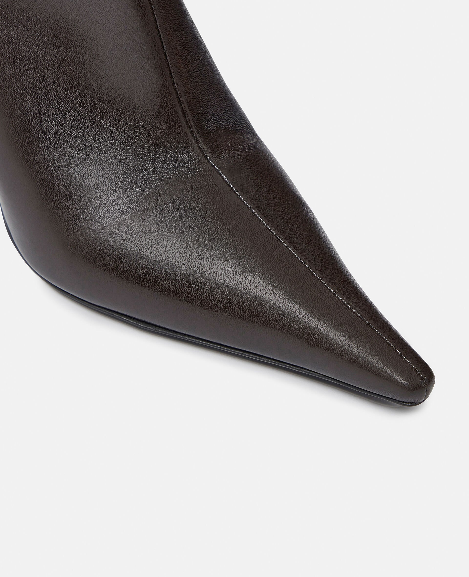 Elsa Knee-High Heeled Boots -Brown-large image number 3