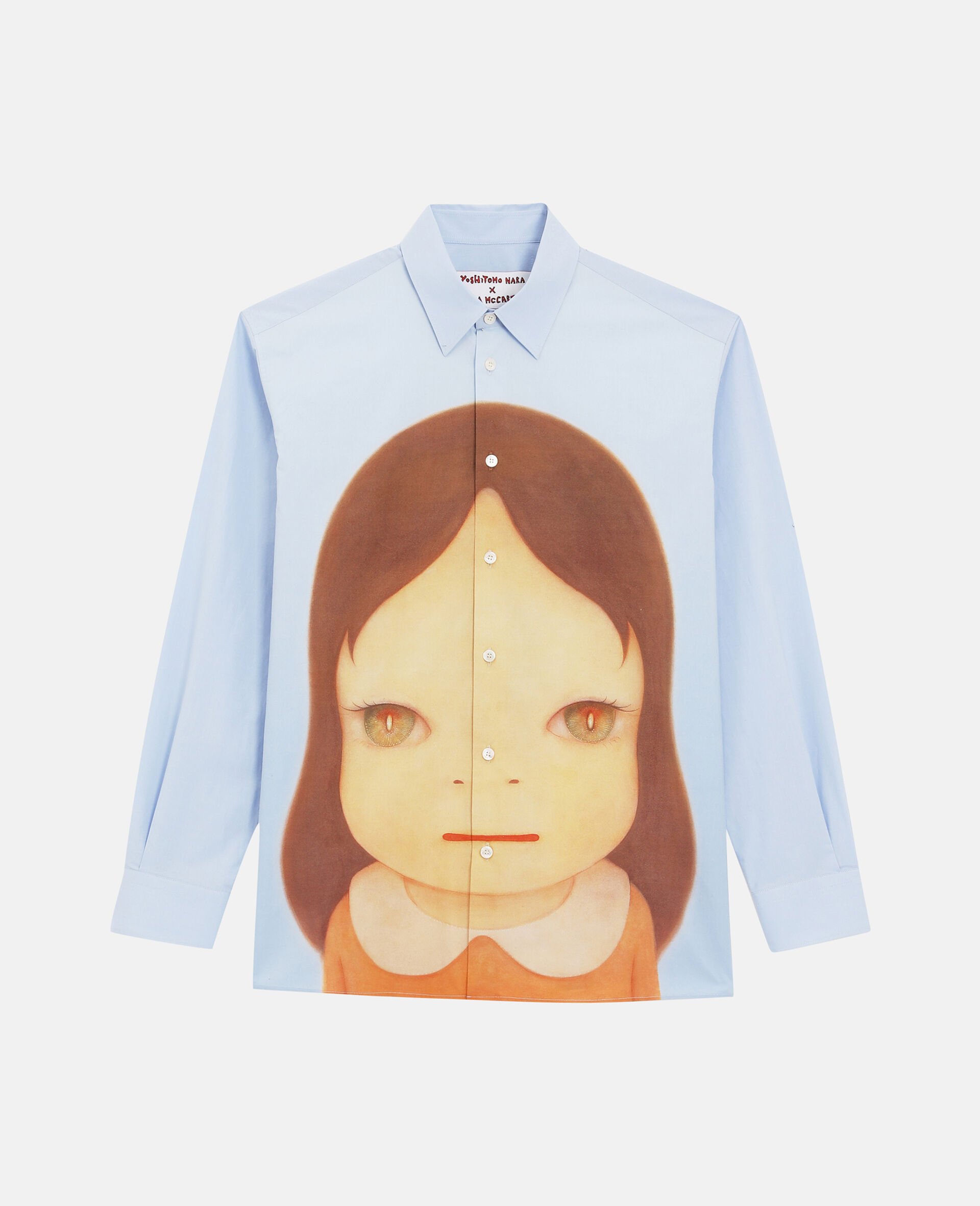 Twins I Print Oxford Shirt-Multicolour-large image number 0