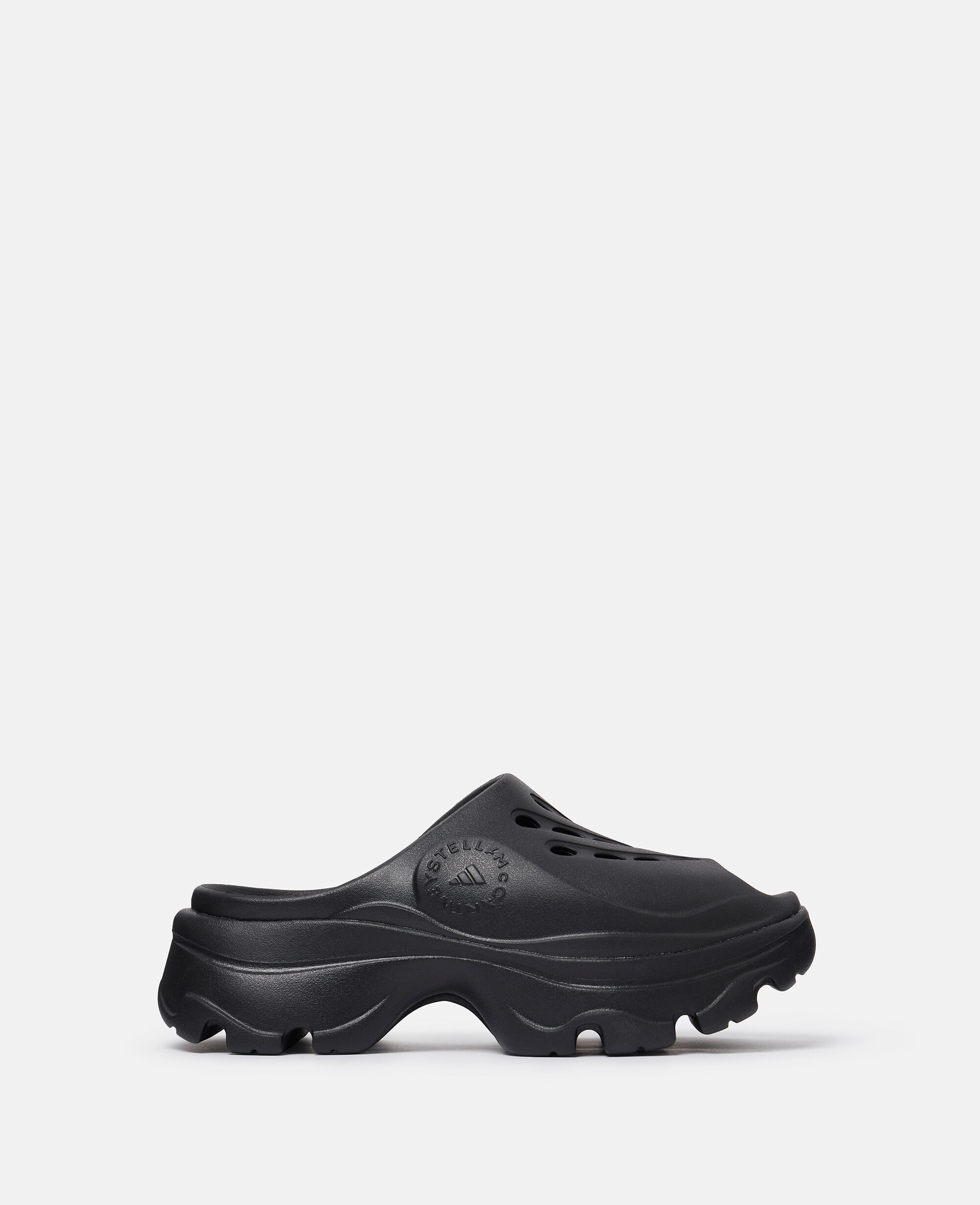 Women コアブラック ロゴ クロッグ | Stella McCartney JP