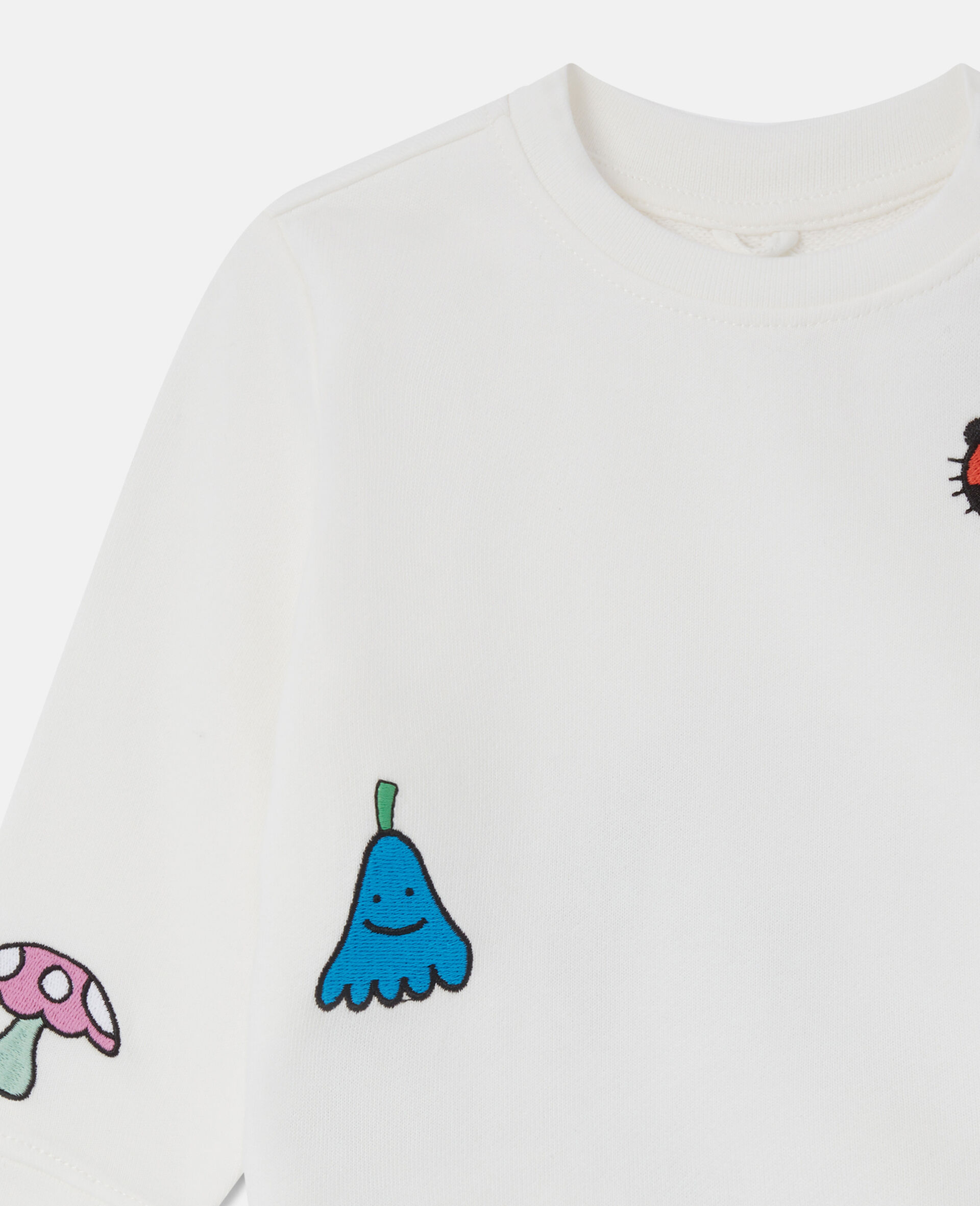 Woodland Friends Crewneck Sweater-White-large Woodland Friends Crewneck Sweater-White-large image number 1
