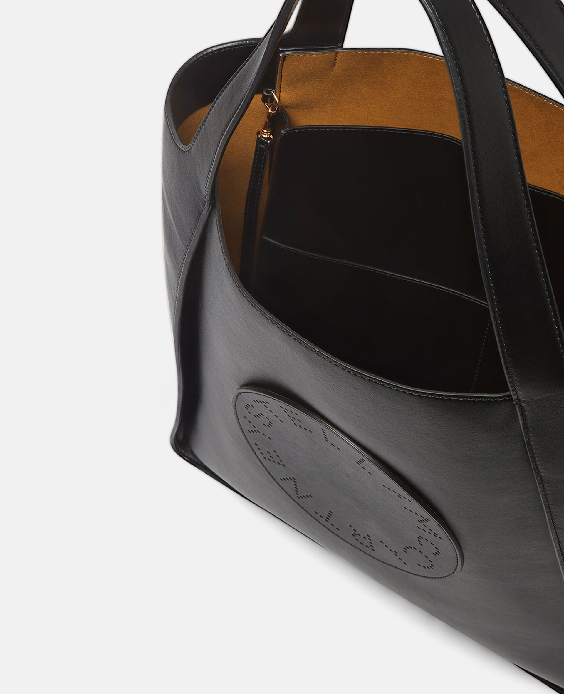 Stella Logo Square Tote Bag-Black-large image number 3