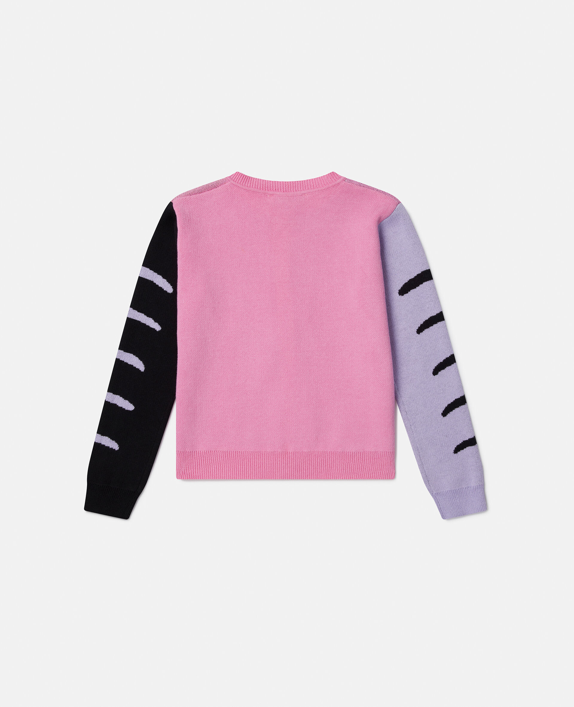 Cat Graphic Sweatshirt-Pink-large image number 2